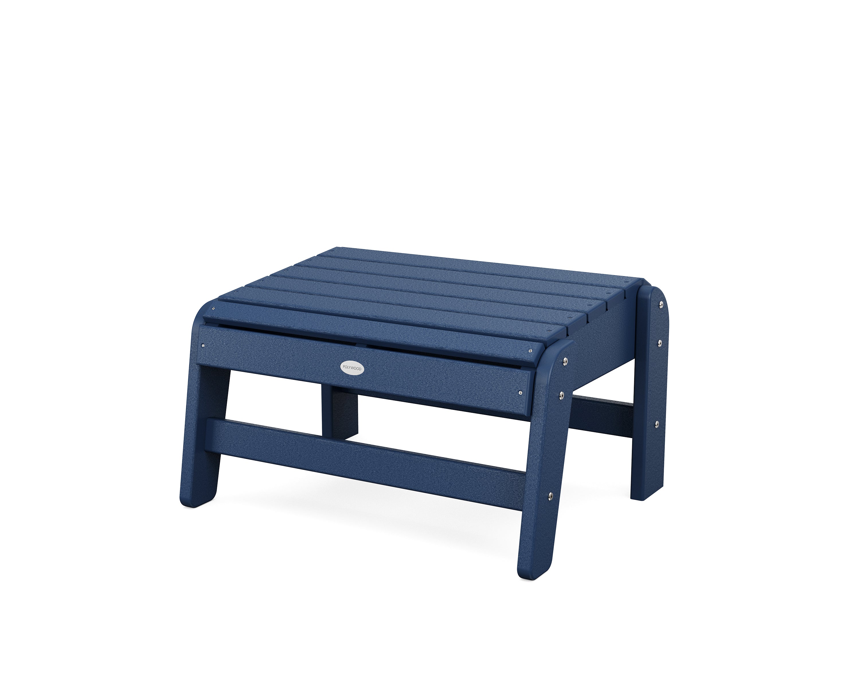 POLYWOOD Grand Adirondack Ottoman in Navy