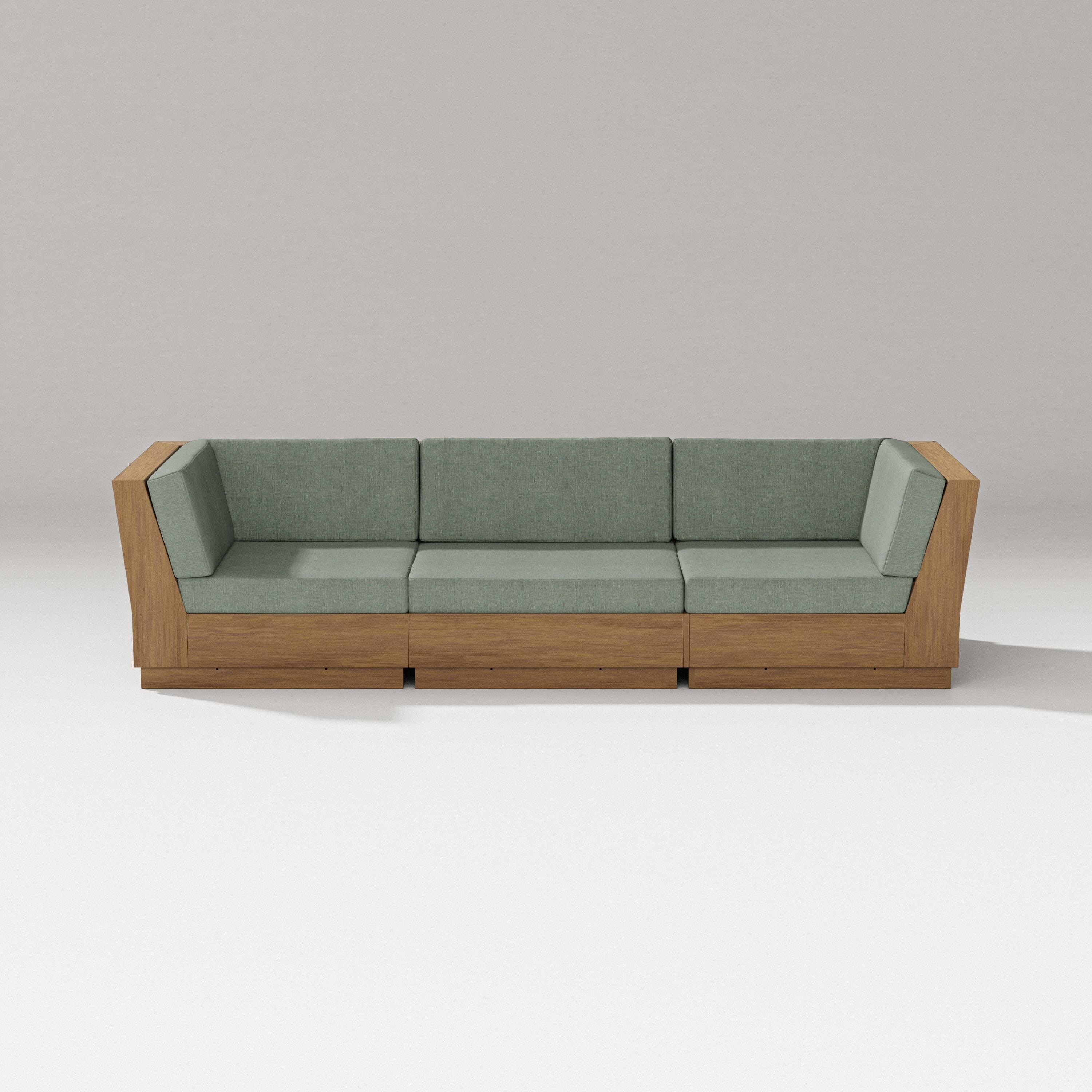 PW Designer Series Elevate Sofa Sectional in Natural / Cast Sage