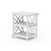 Country Living Wovendale Bar Cart in White