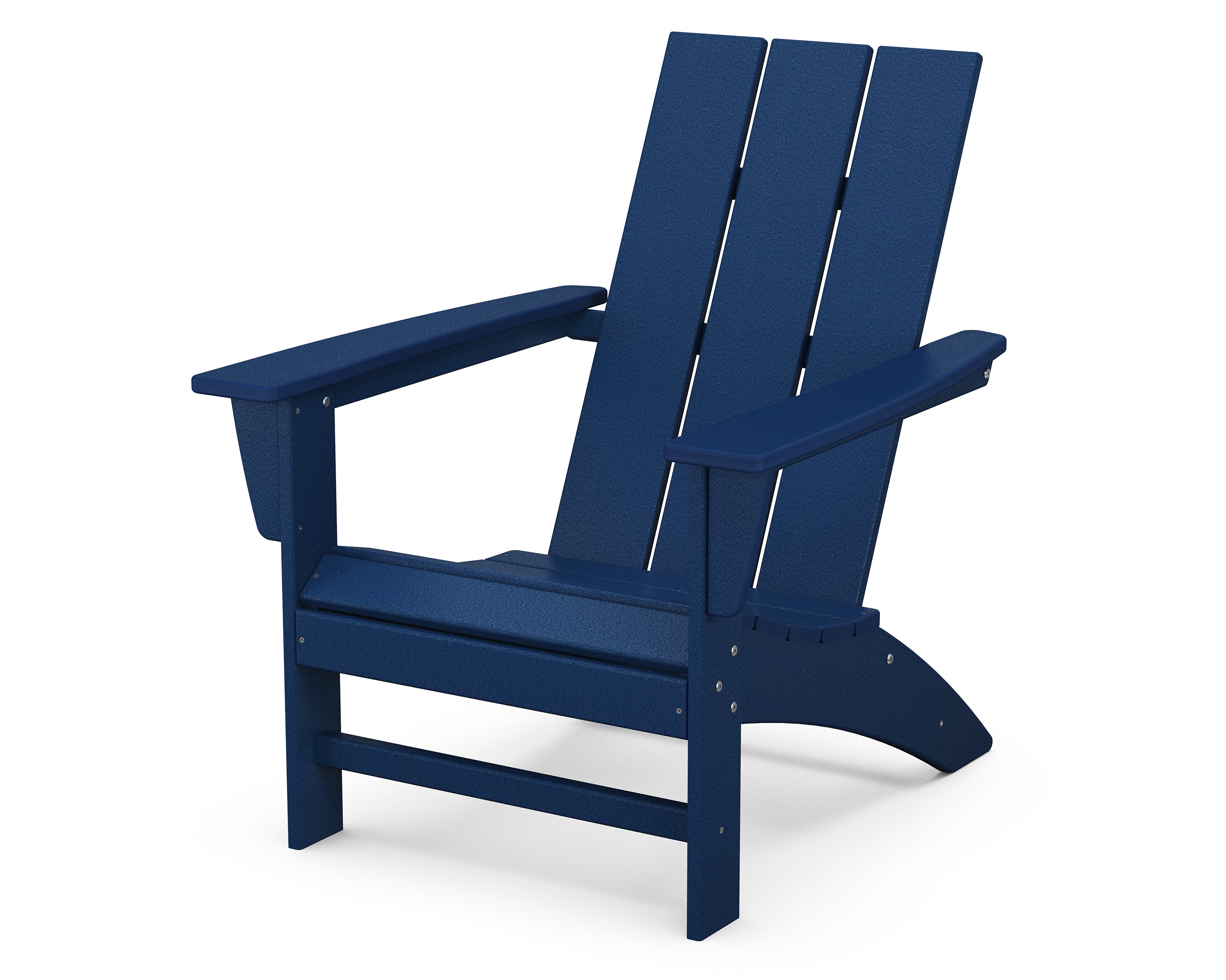 POLYWOOD Modern Adirondack Chair in Navy