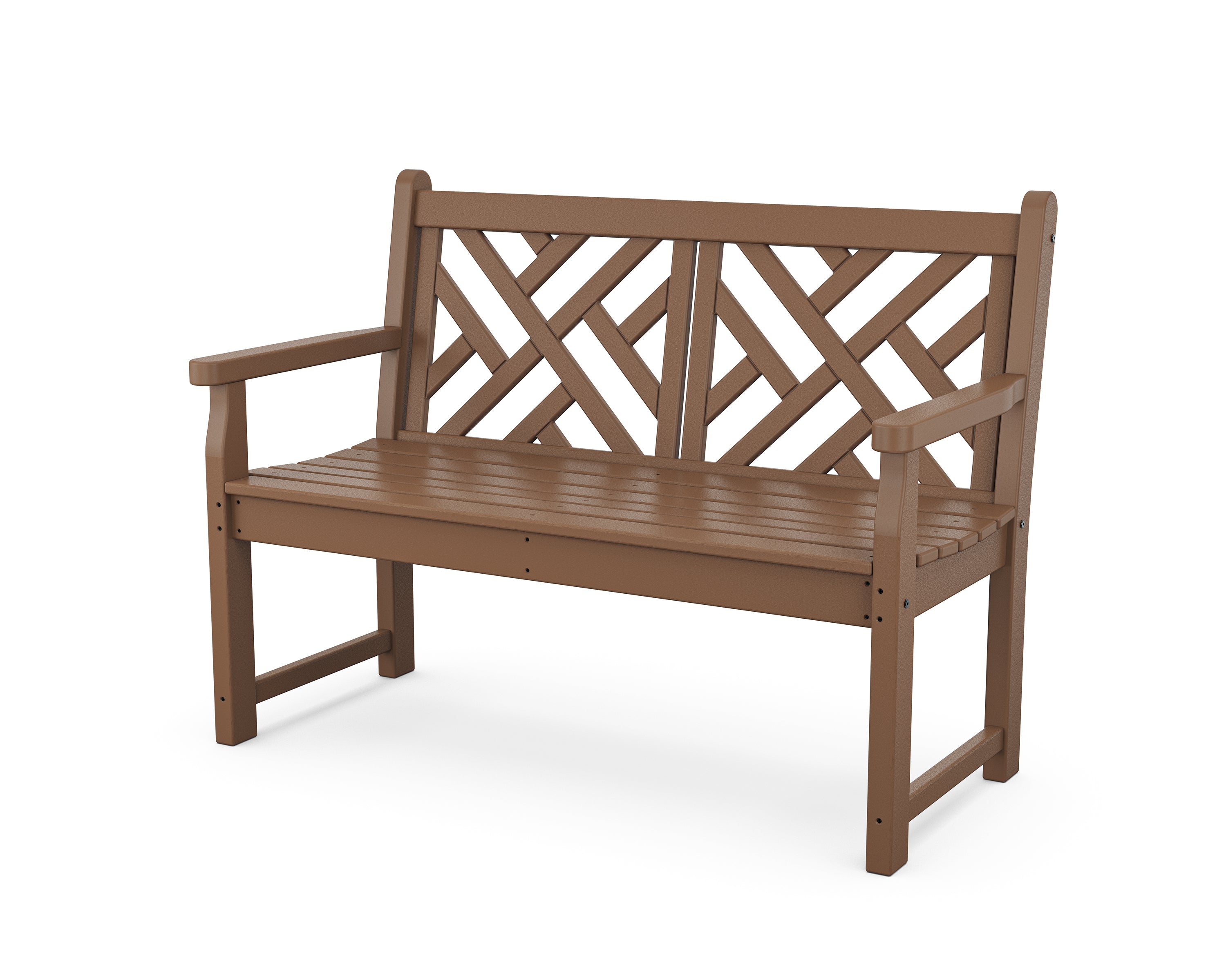 POLYWOOD Chippendale 48" Bench in Teak