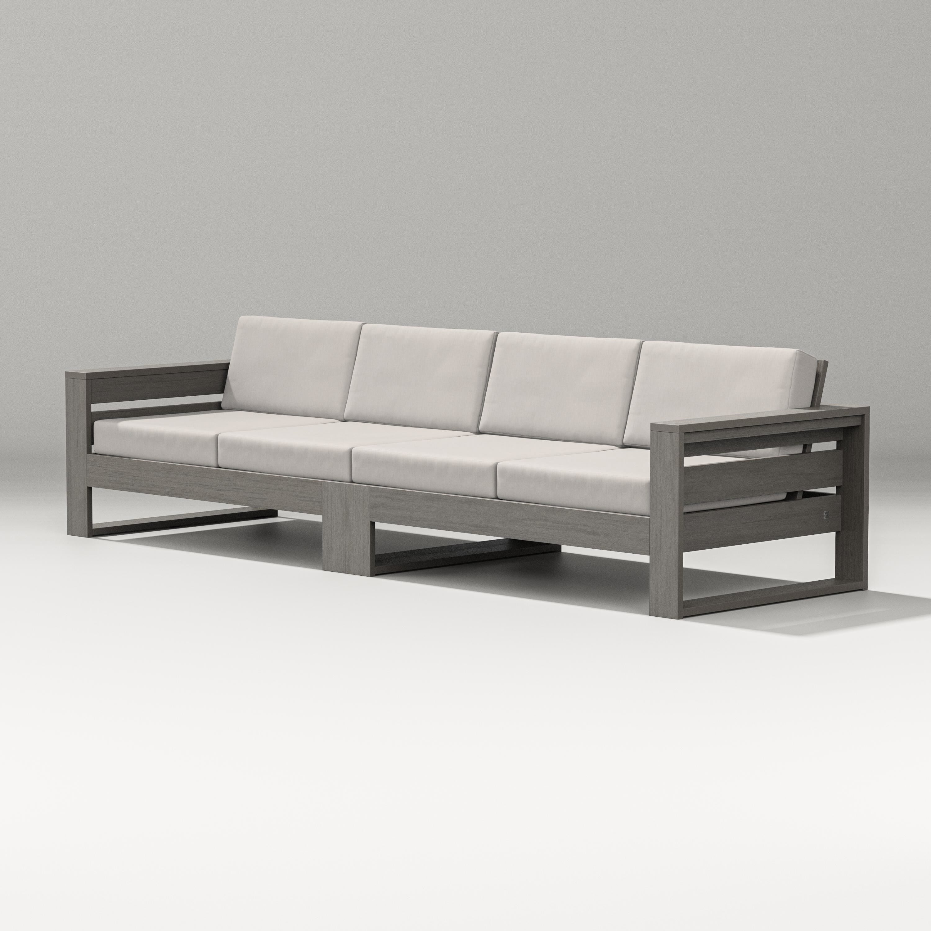 PW Designer Series Latitude Straight Sectional in Driftwood / Cast Ash
