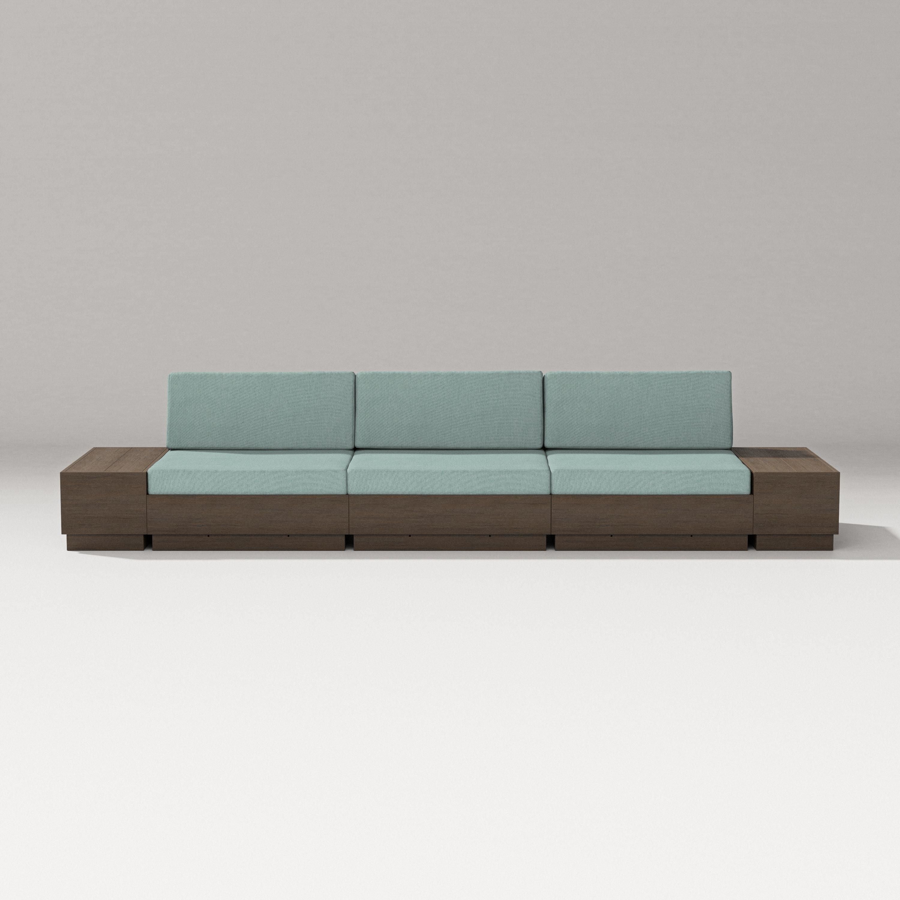 PW Designer Series Elevate Straight Sectional in Kona / Glacier Spa