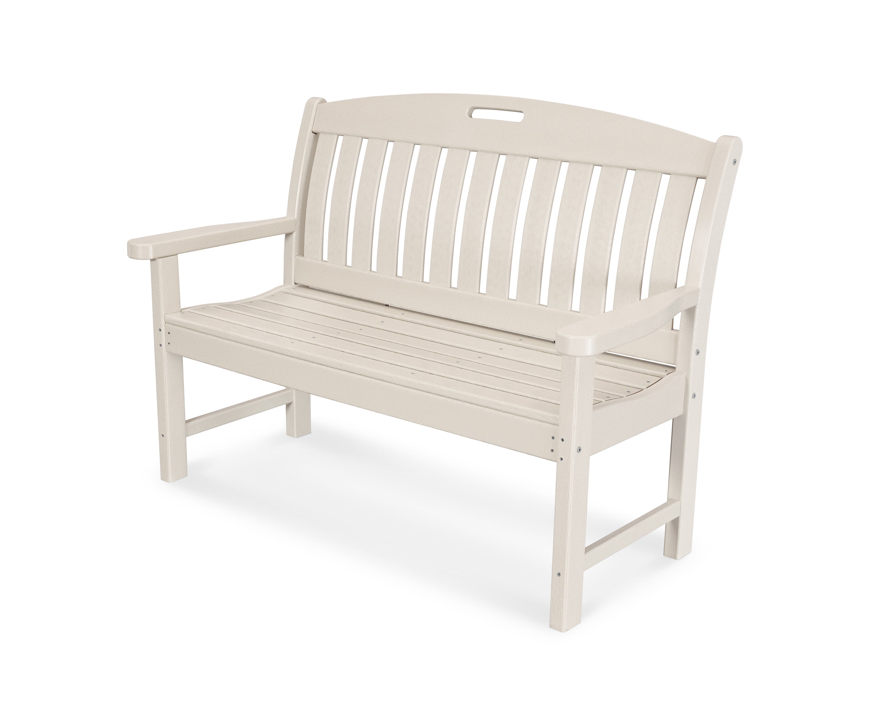 POLYWOOD Nautical 48" Bench in Sand