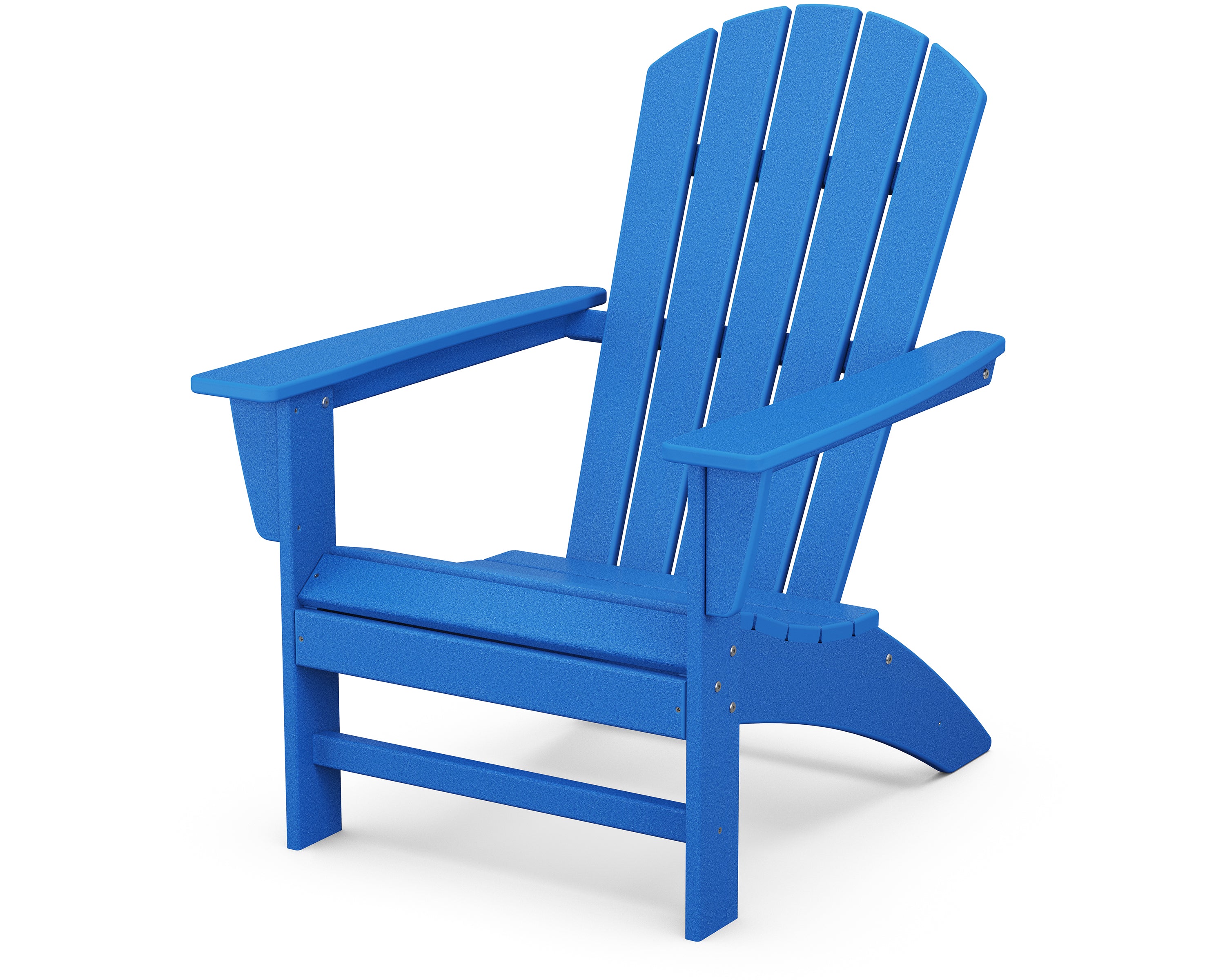 POLYWOOD Nautical Adirondack Chair in Pacific Blue