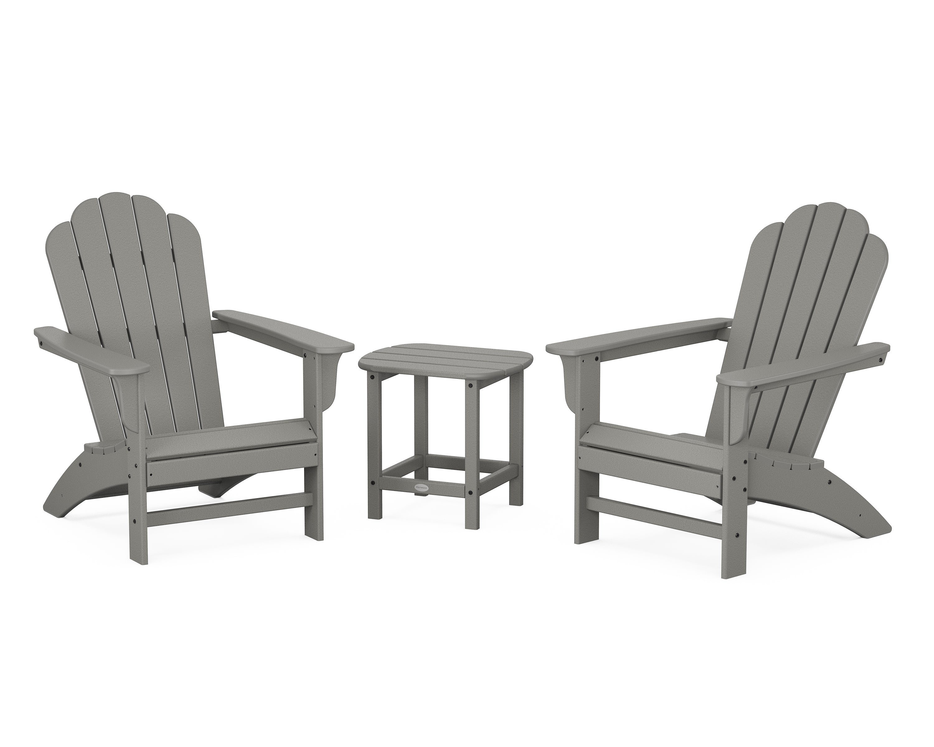 Country Living Country Living Adirondack Chair 3-Piece Set in Slate Grey