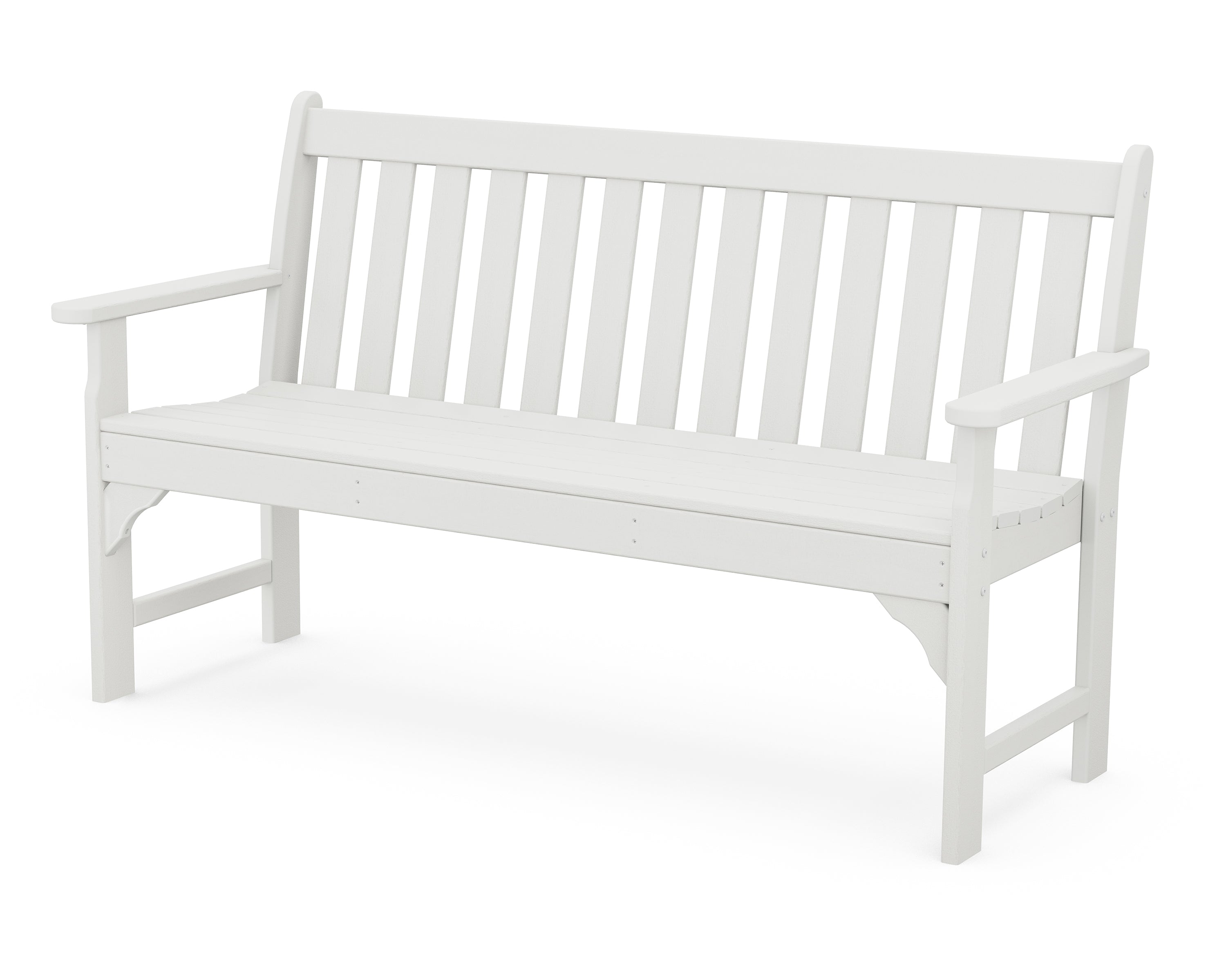POLYWOOD® Vineyard 60" Bench in Vintage White