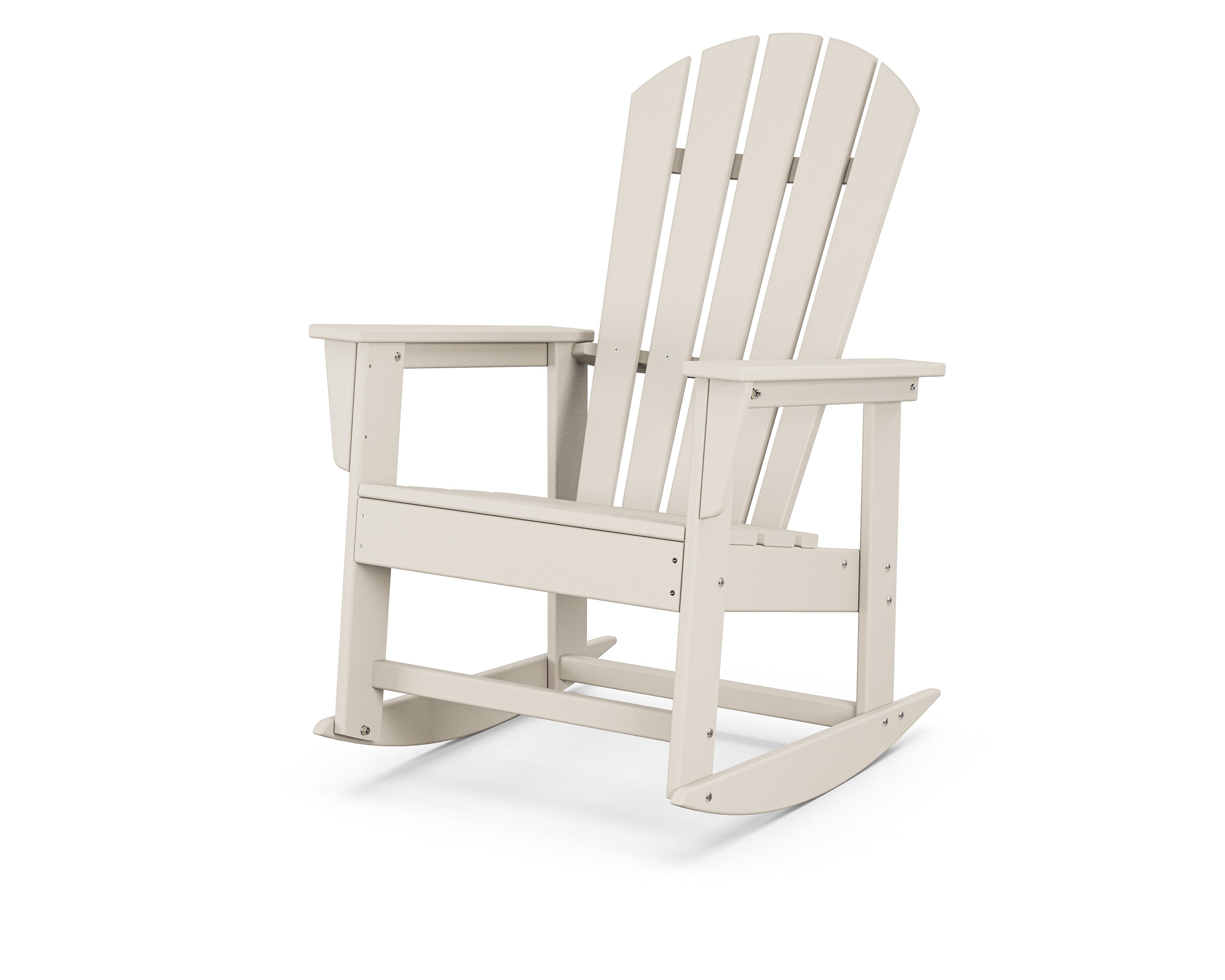 POLYWOOD South Beach Rocking Chair in Sand