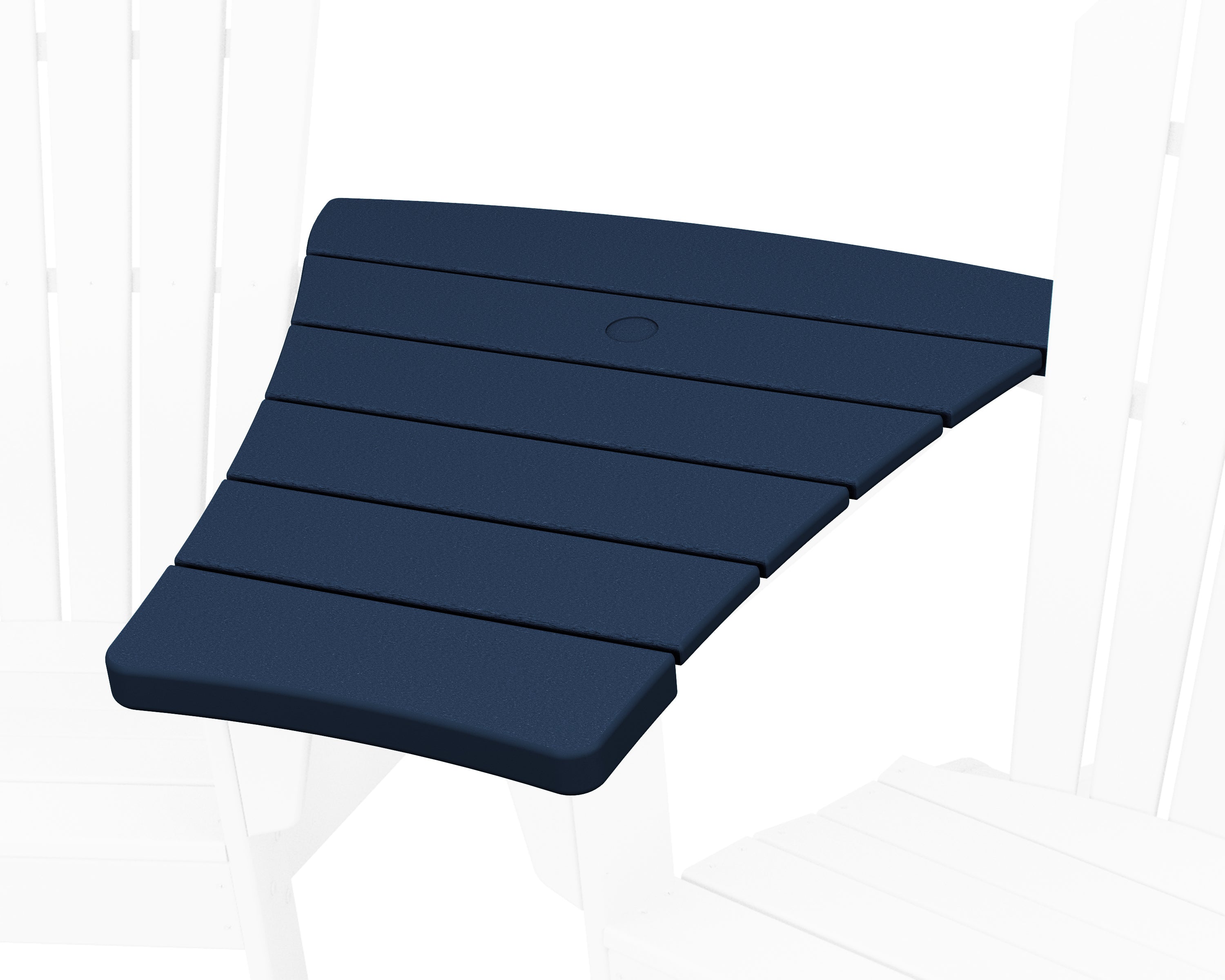 POLYWOOD Angled Adirondack Connecting Table in Navy