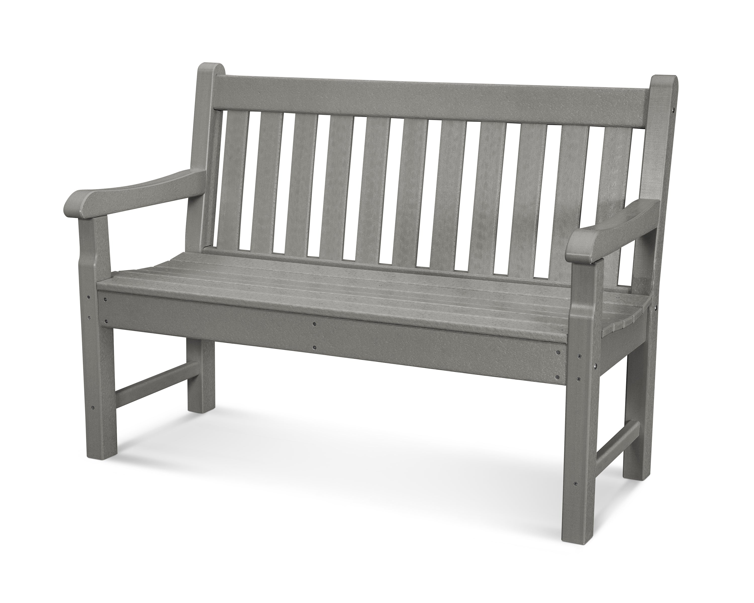 POLYWOOD® Rockford 48" Bench in Slate Grey