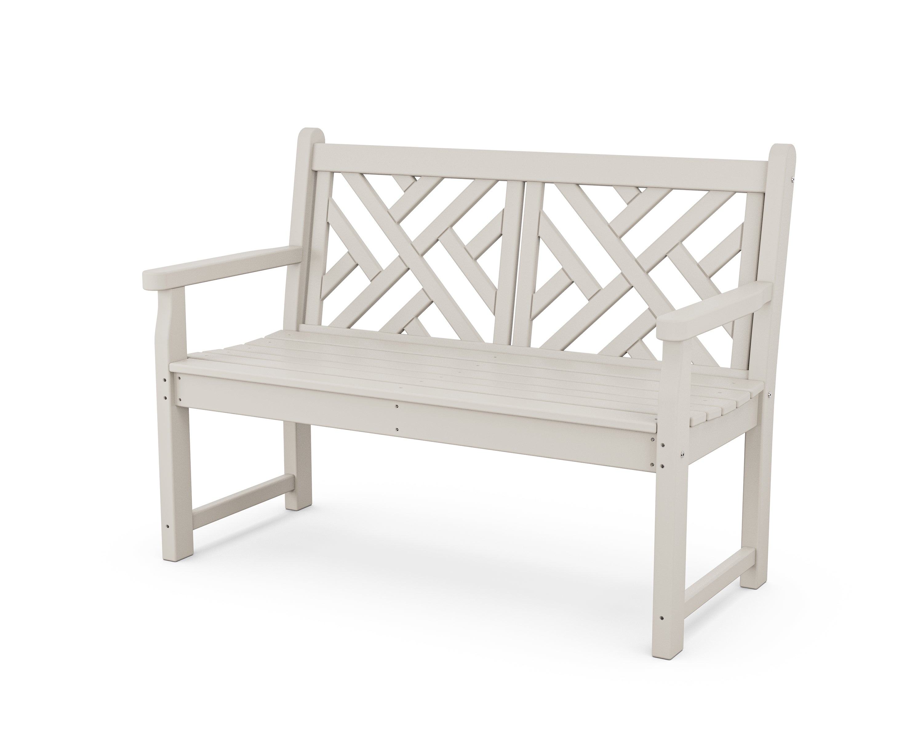 POLYWOOD Chippendale 48" Bench in Sand