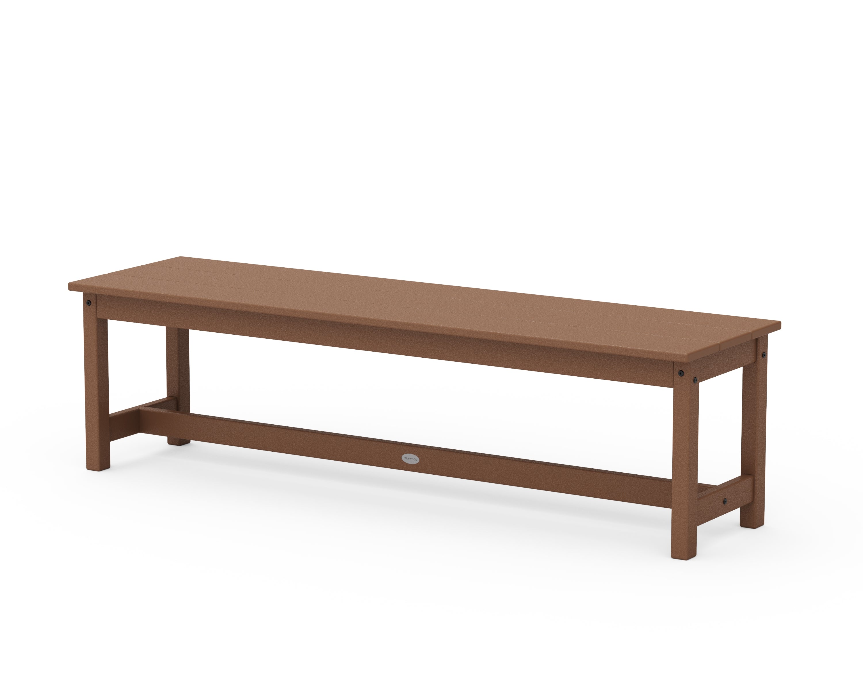 POLYWOOD 60" Planter Bench in Teak