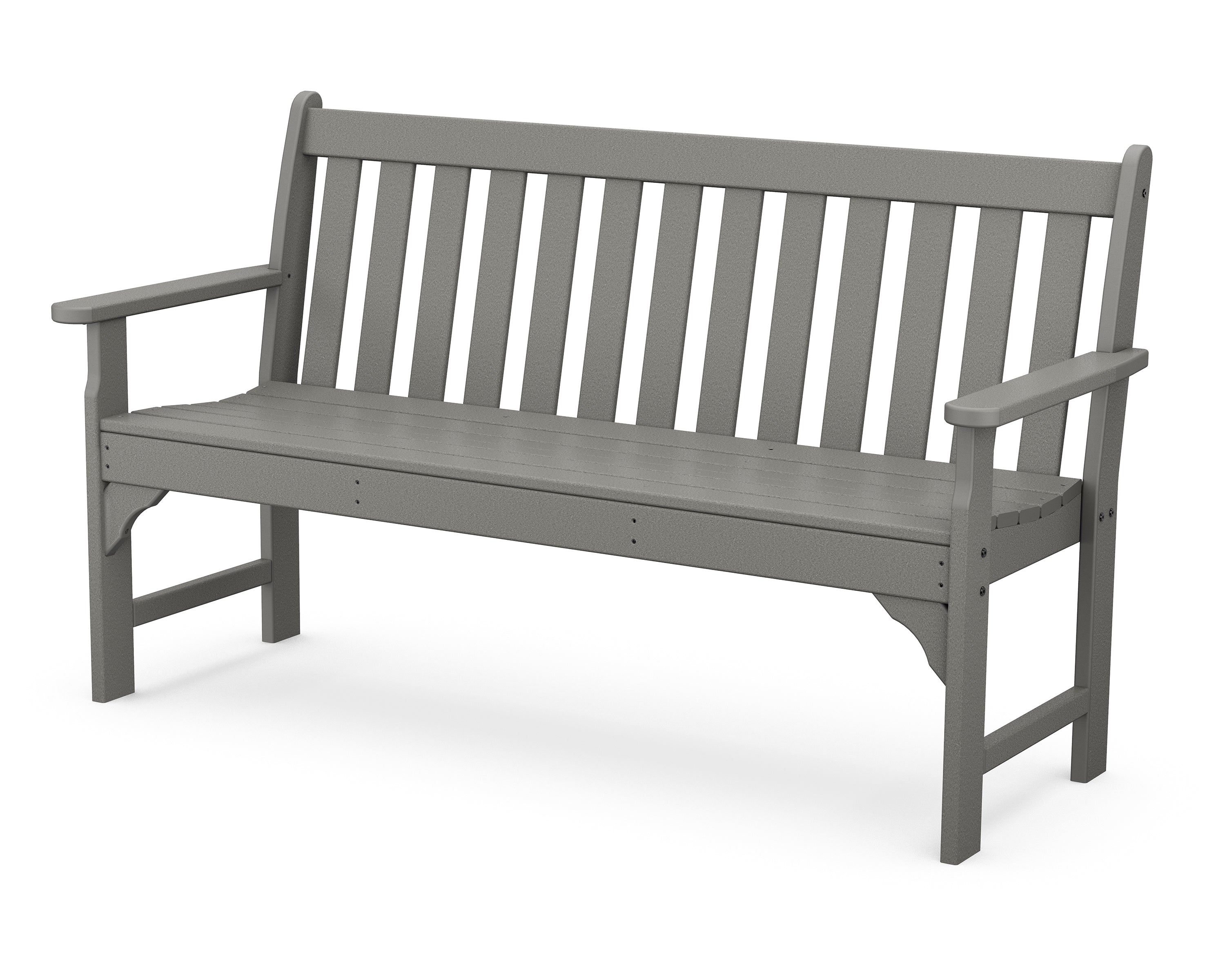 POLYWOOD® Vineyard 60" Bench in Slate Grey