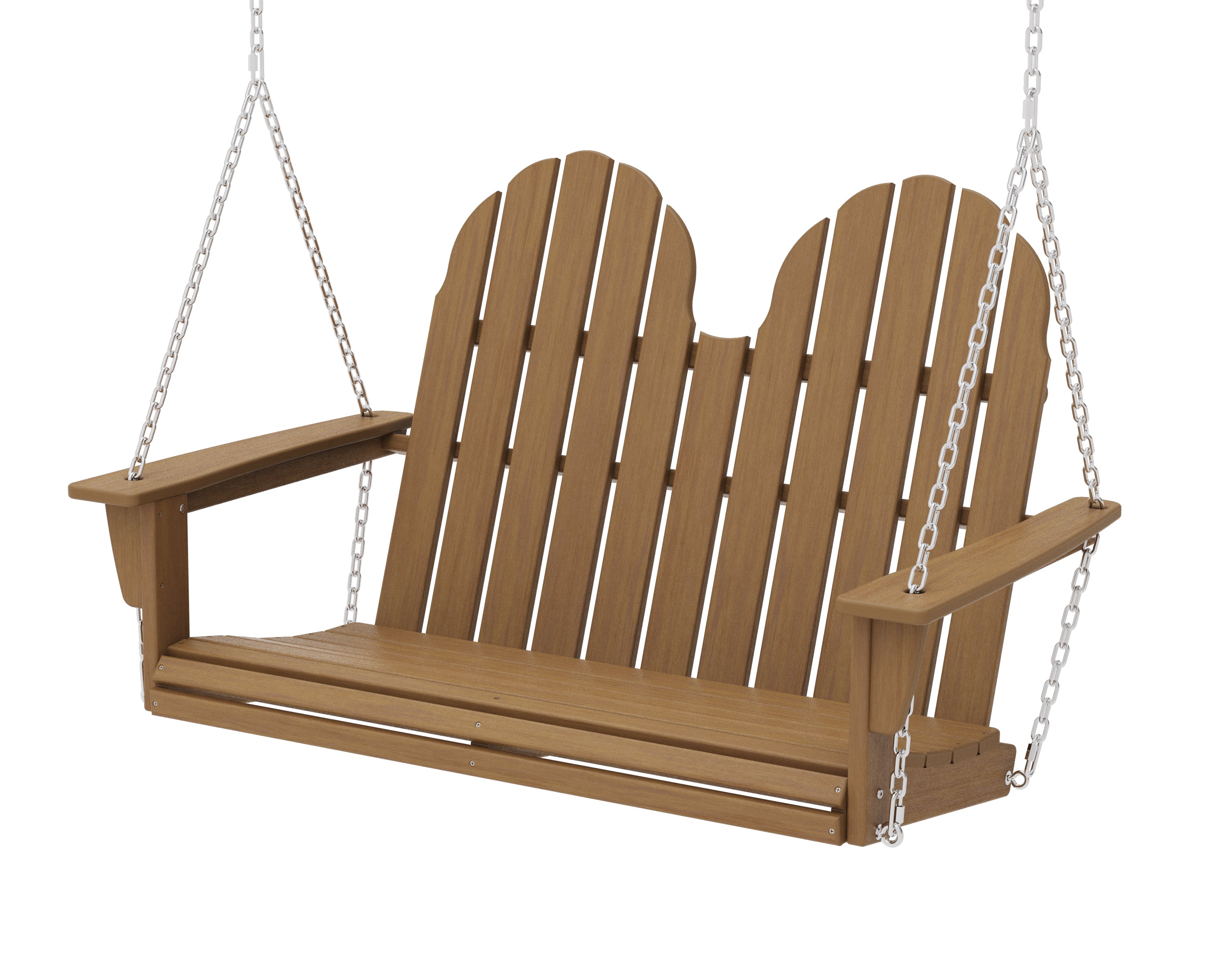 POLYWOOD Vineyard Adirondack 48" Swing in Natural