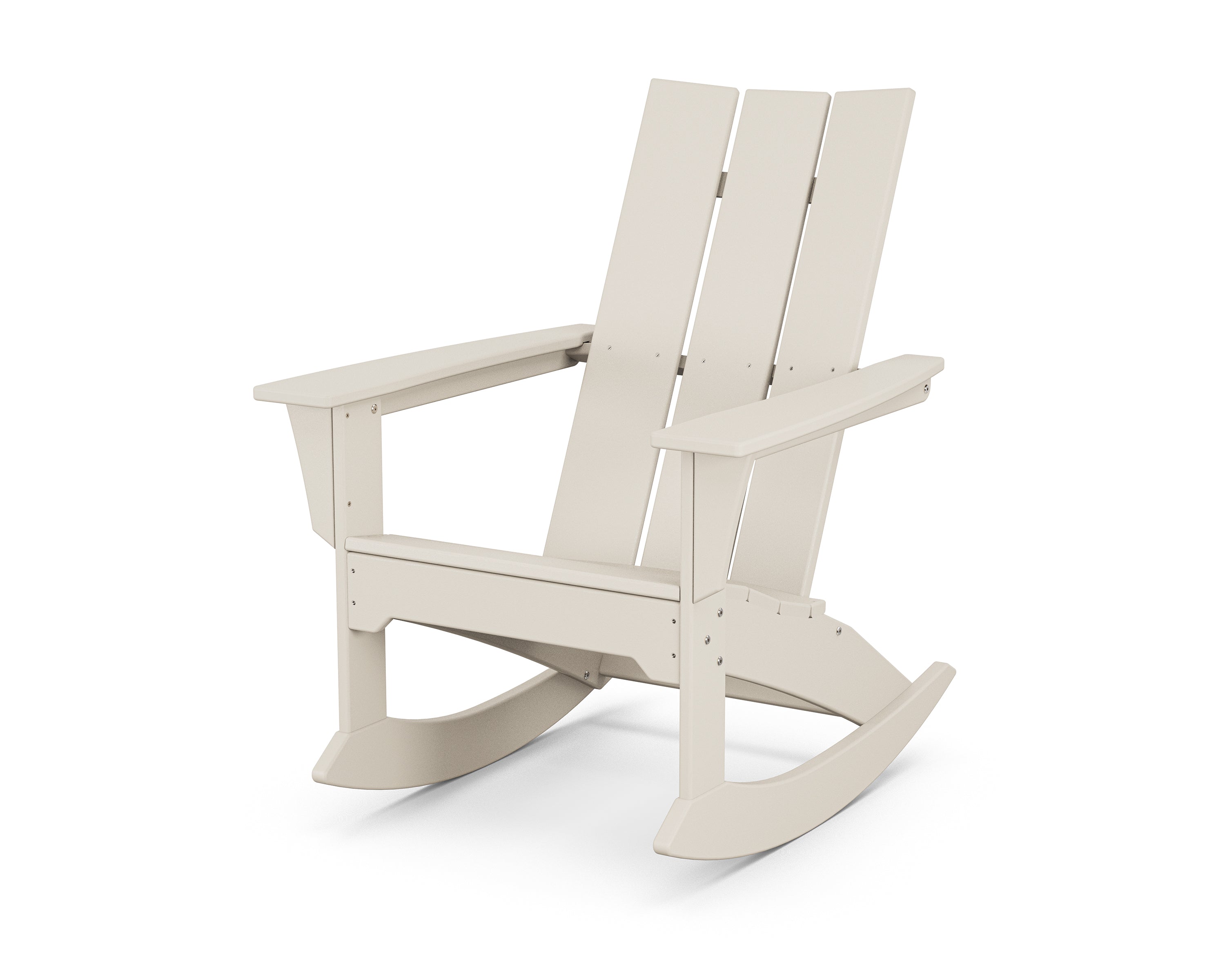 POLYWOOD Modern Adirondack Rocker in Sand