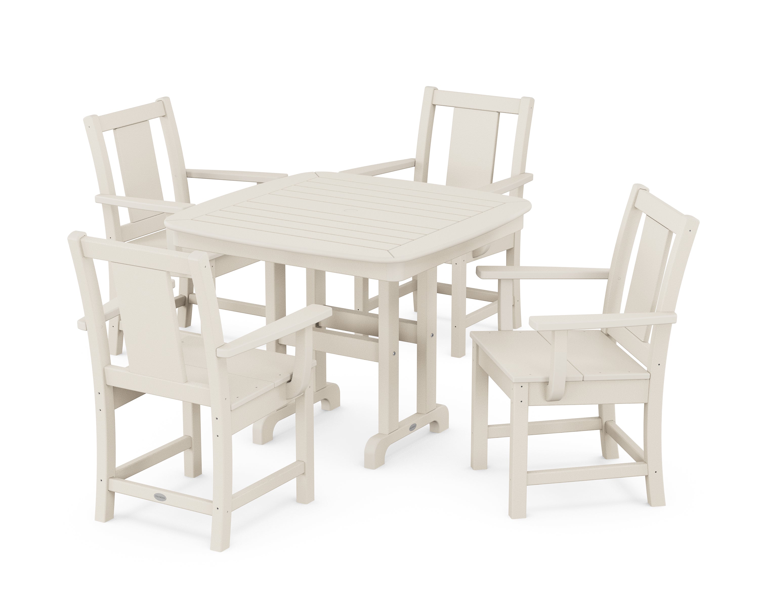 POLYWOOD Prairie 5-Piece Dining Set in Sand