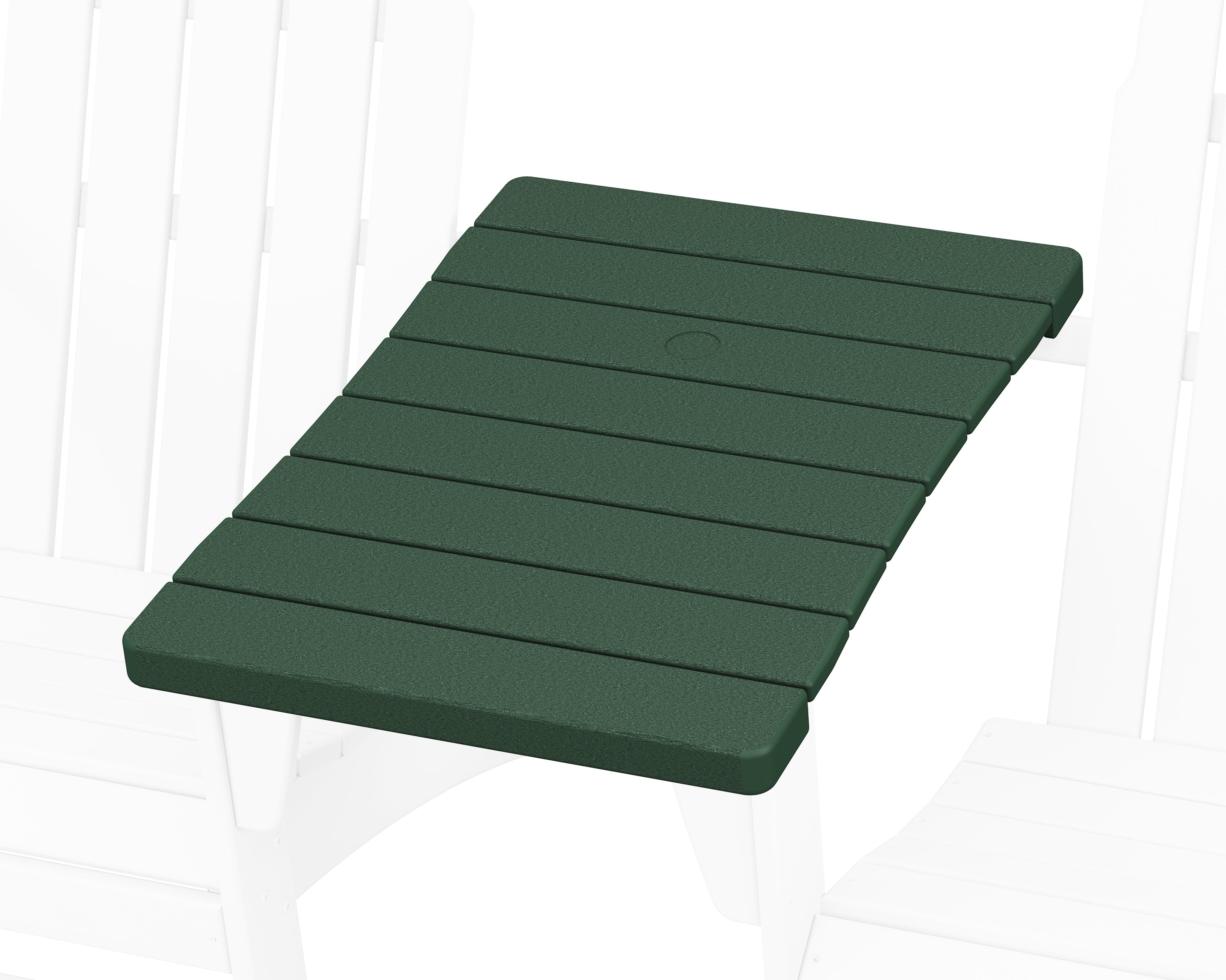 POLYWOOD 400 Series Straight Adirondack Connecting Table in Green