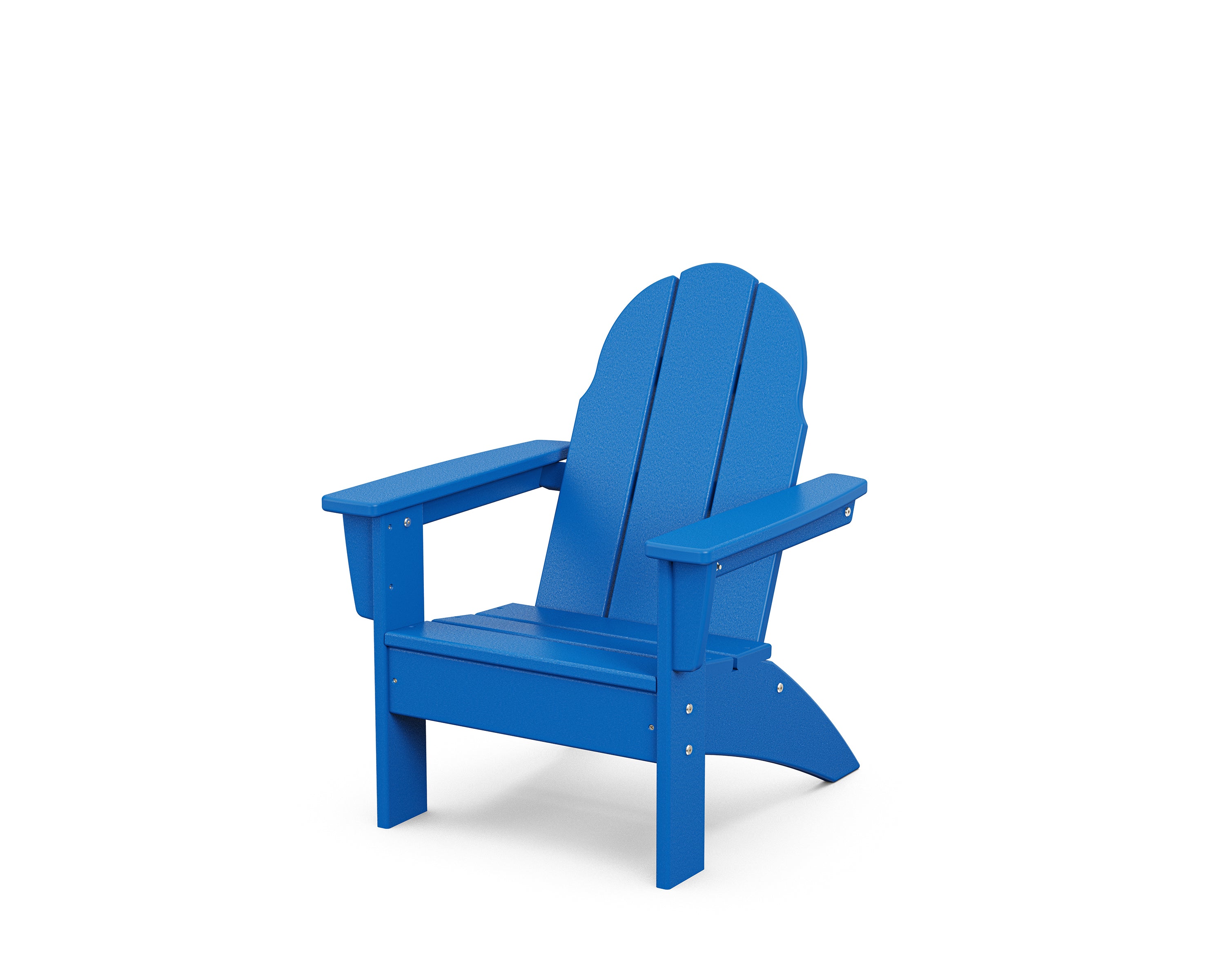 POLYWOOD Kids Vineyard Adirondack Chair in Pacific Blue