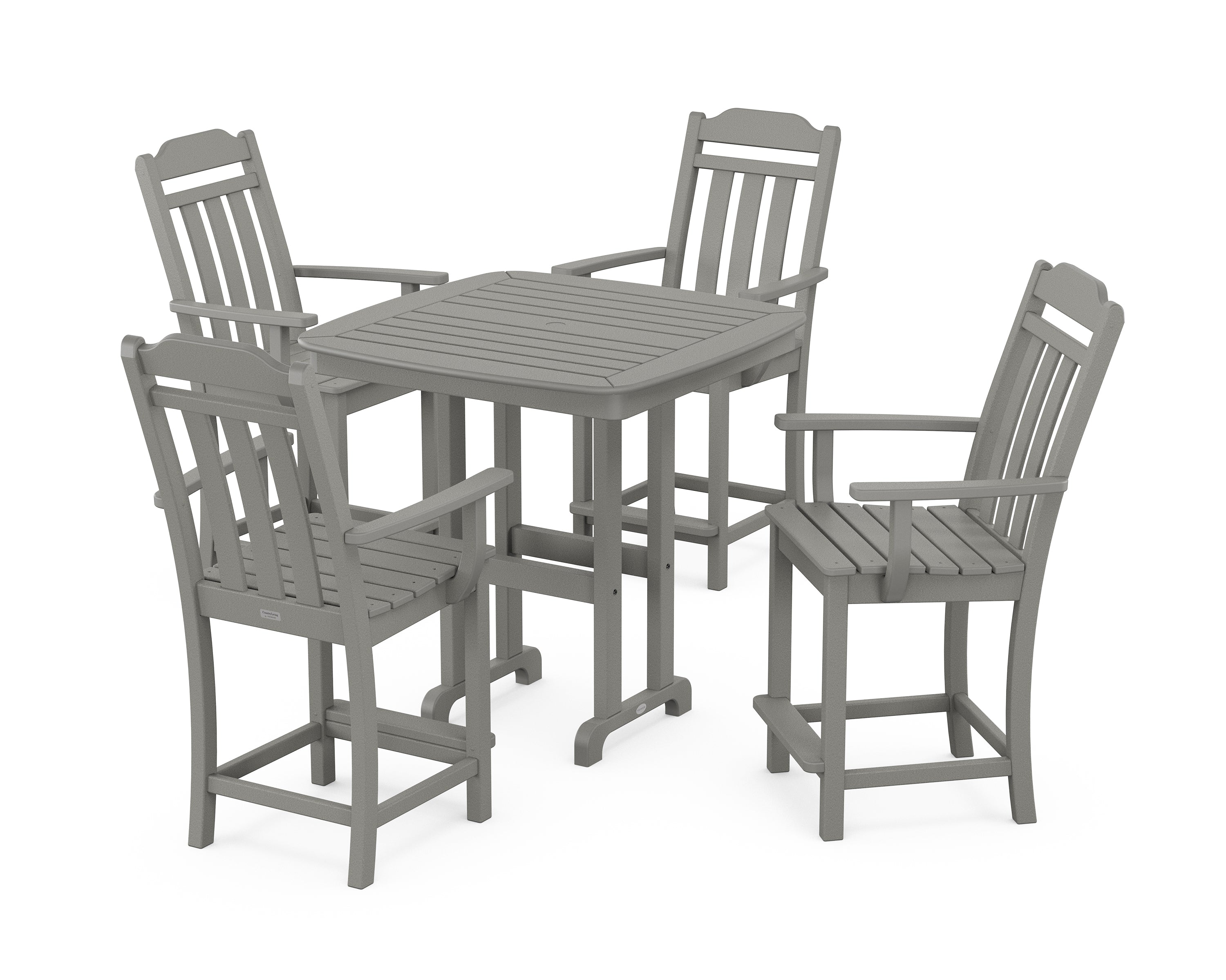 Country Living Cottage 5-Piece Counter Set in Slate Grey