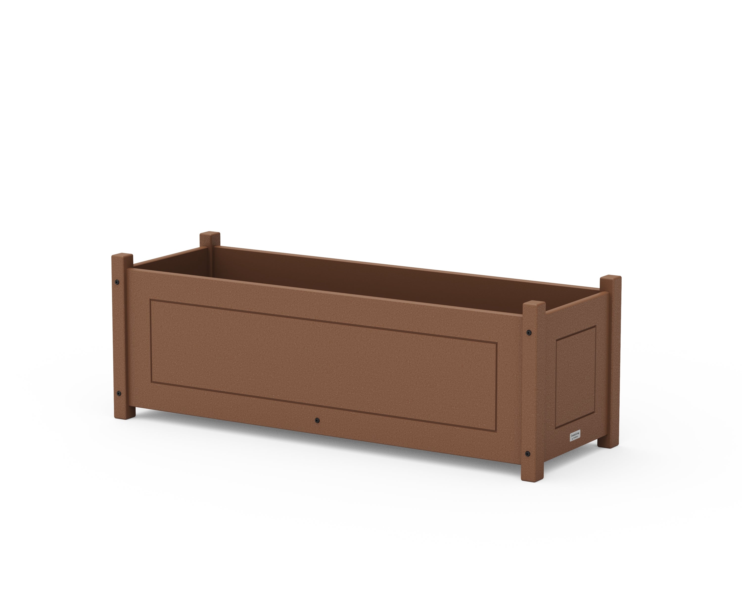 Country Living Country Living Rectangle Triple Planter Box in Teak