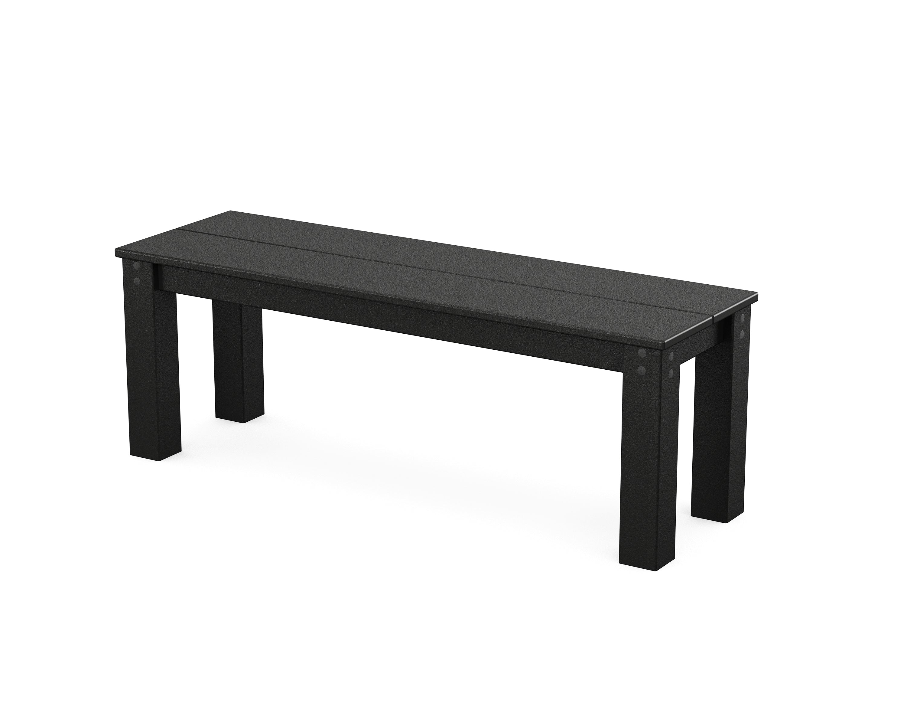 POLYWOOD Studio Parsons 48” Bench in Black