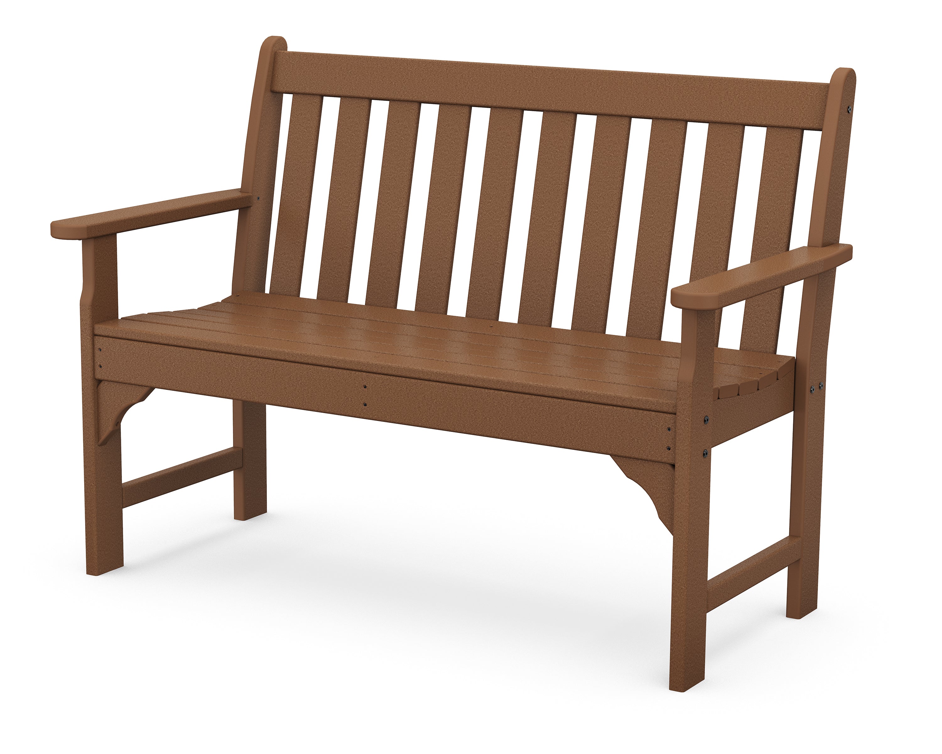 POLYWOOD Vineyard 48" Bench in Teak