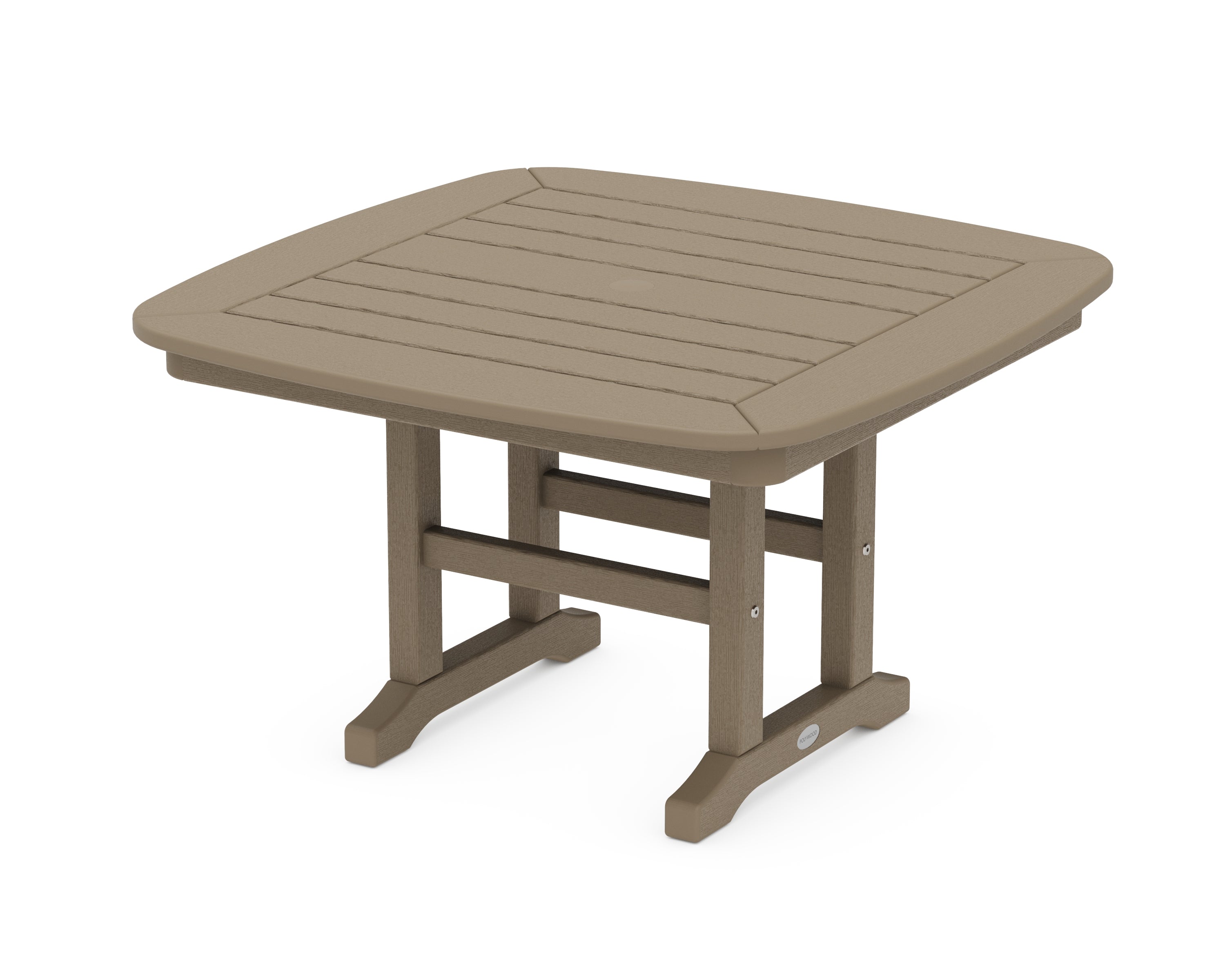 POLYWOOD Nautical 31" Conversation Table in Vintage Sahara