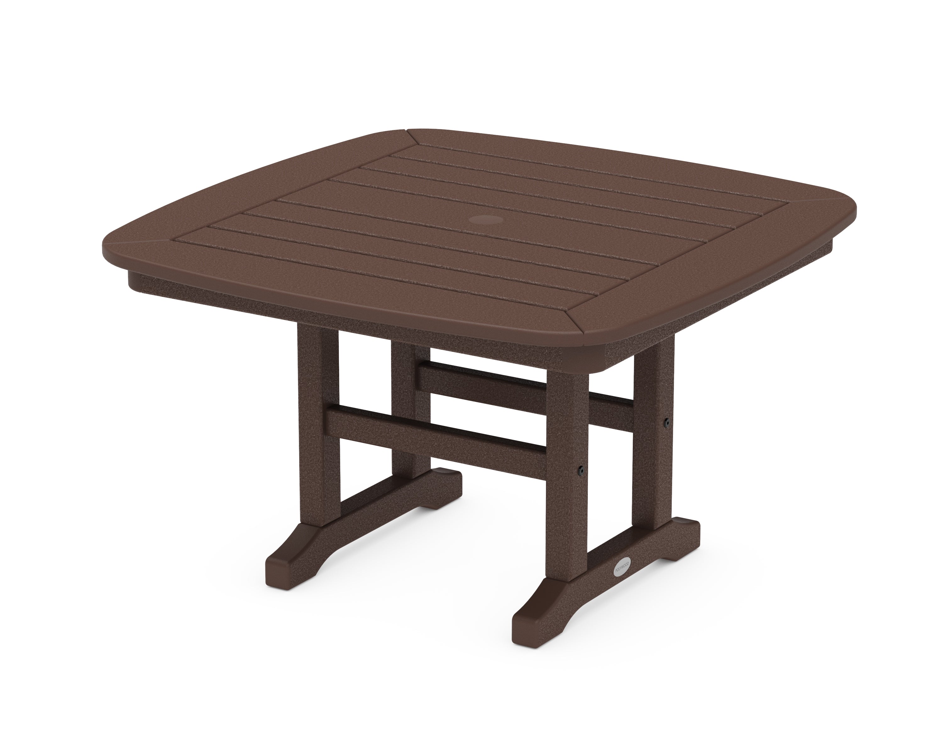 POLYWOOD Nautical 31" Conversation Table in Mahogany