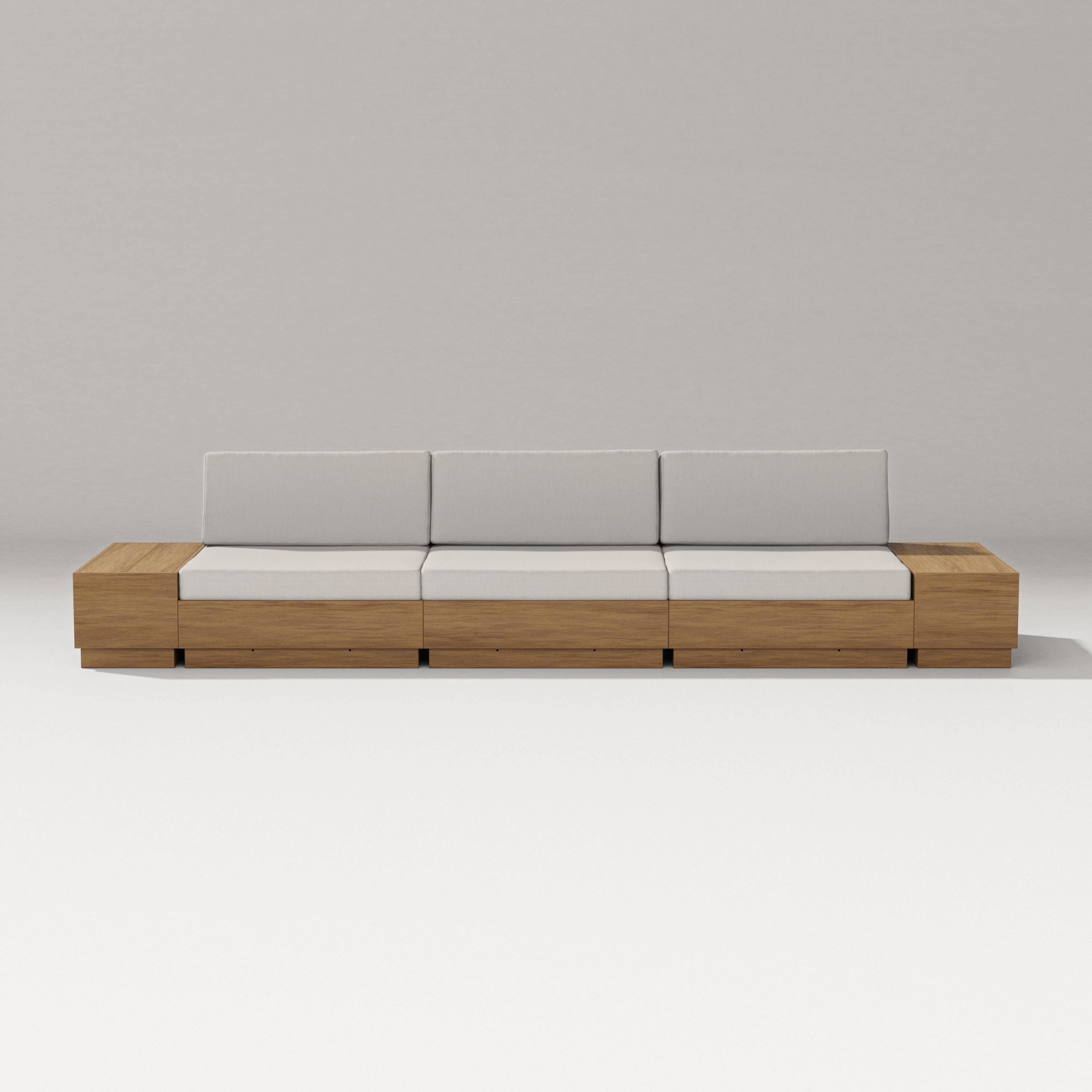 PW Designer Series Elevate Straight Sectional in Natural / Cast Ash