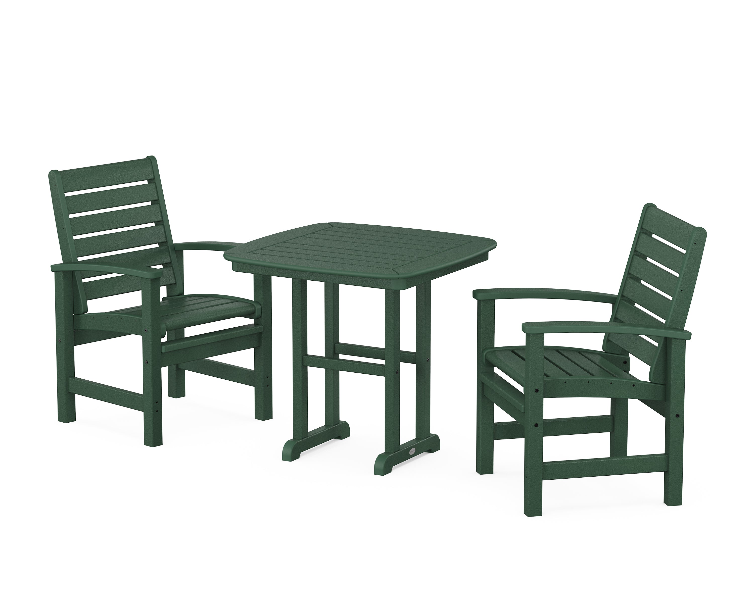 POLYWOOD Signature 3-Piece Dining Set in Green