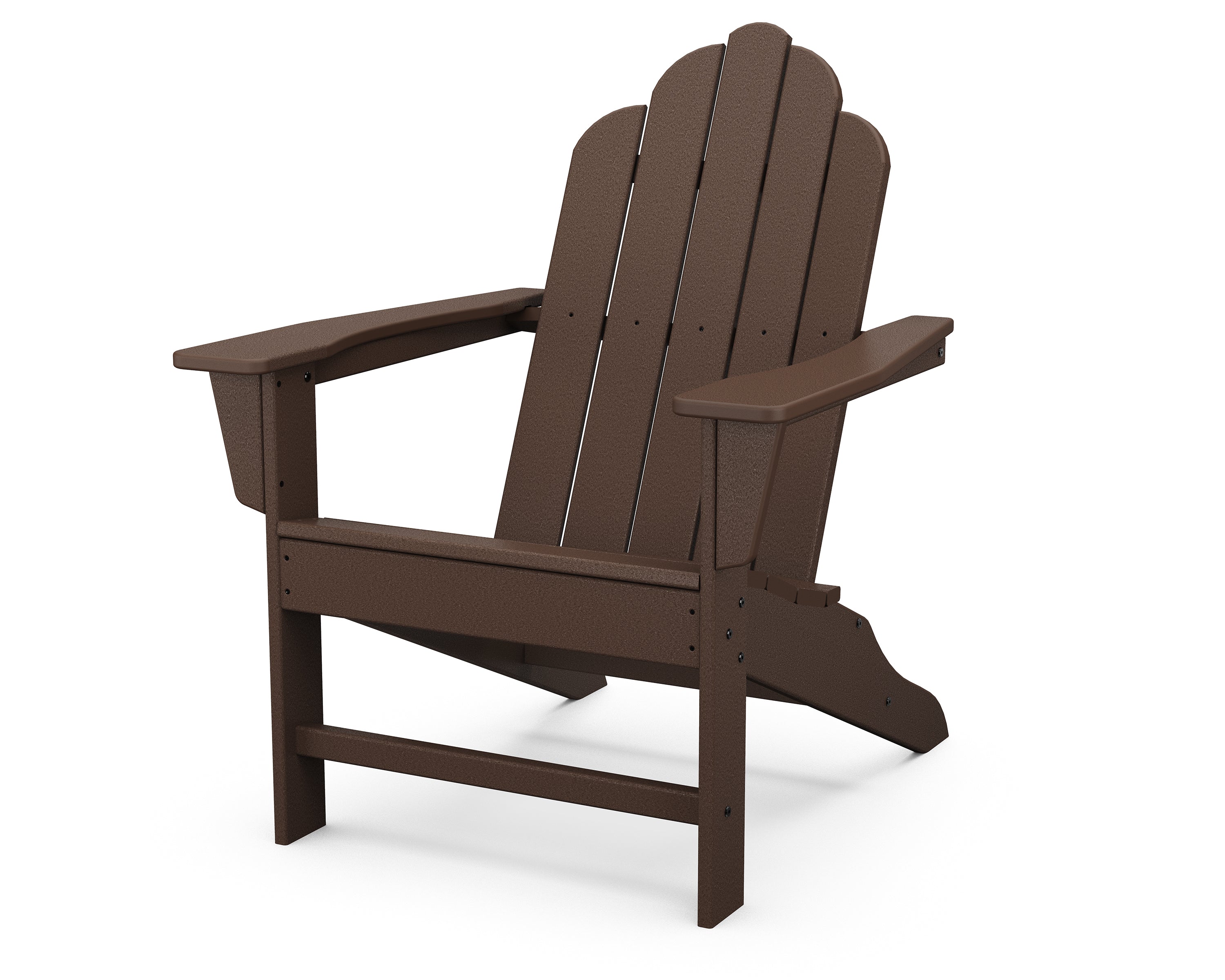 POLYWOOD Long Island Adirondack in Mahogany