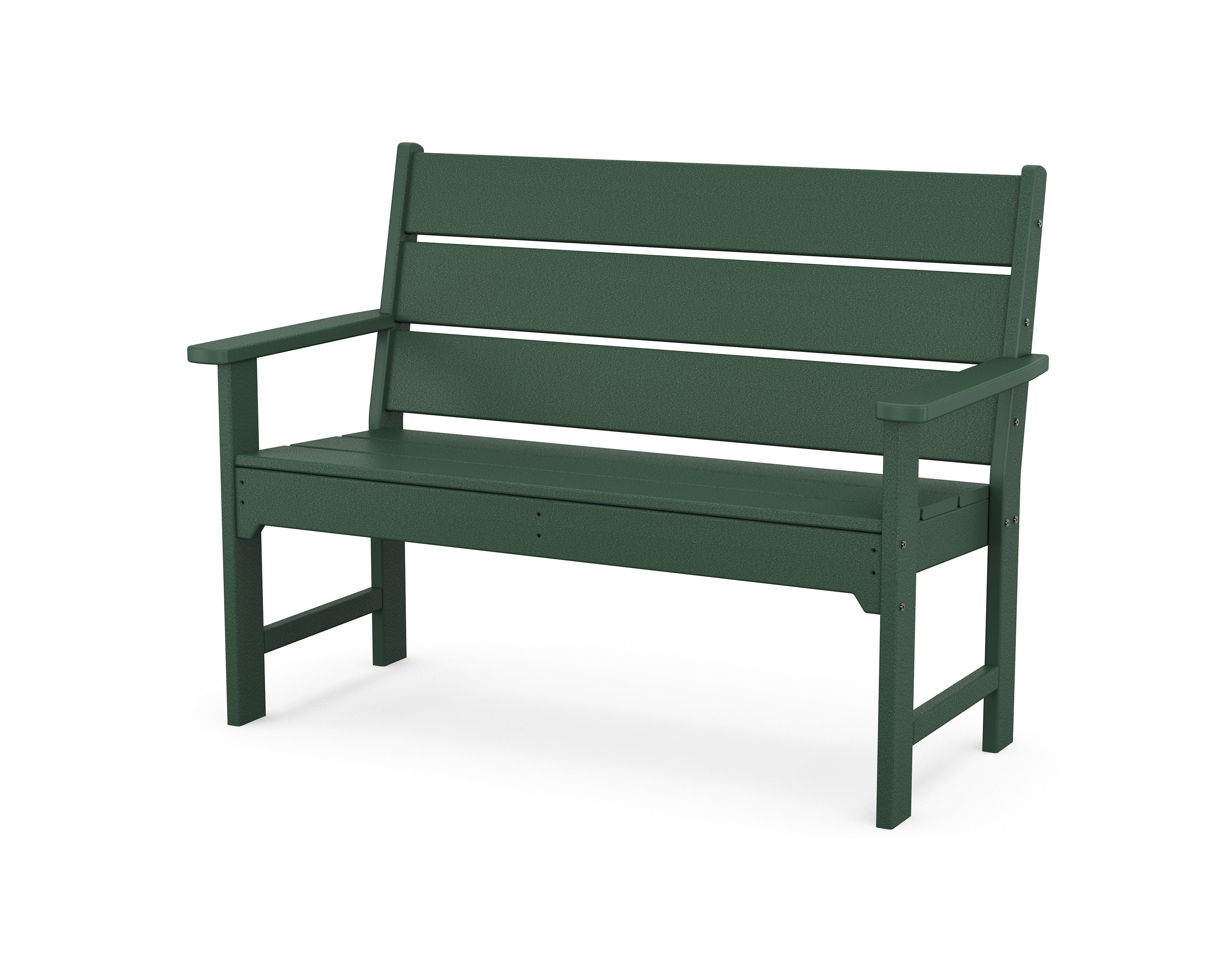 POLYWOOD Lakeside 48" Bench in Green
