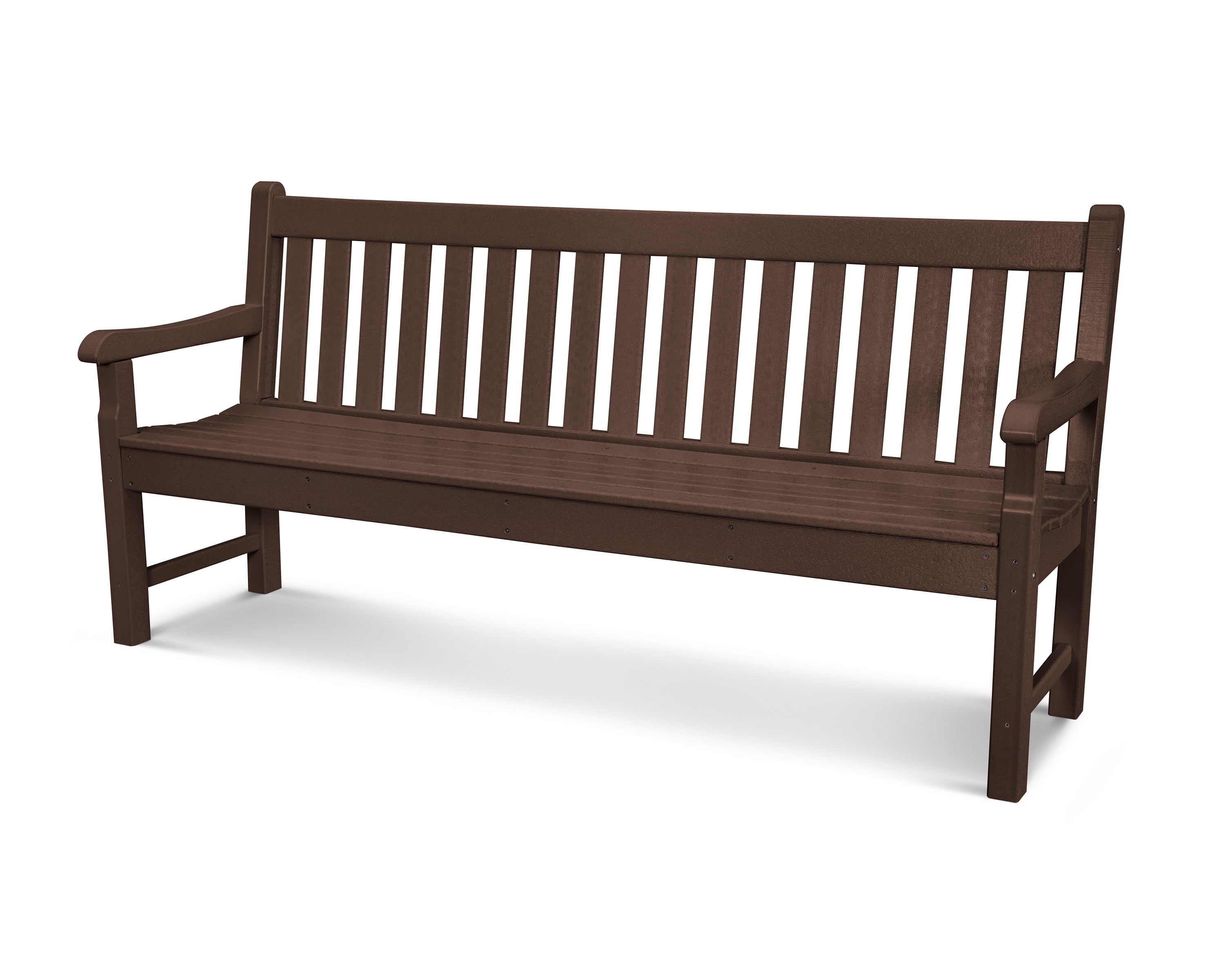 POLYWOOD® Rockford 72" Bench in Mahogany