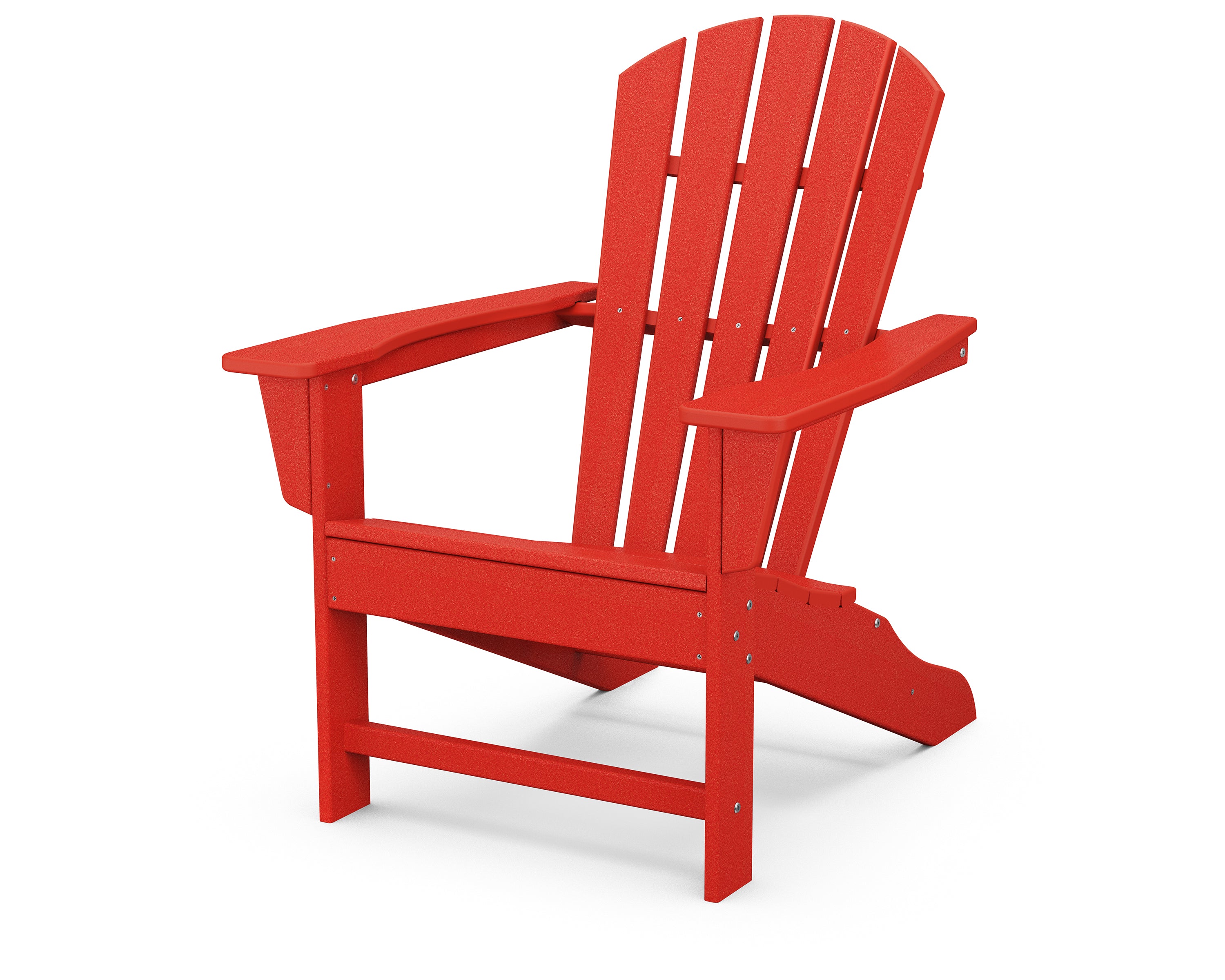 POLYWOOD Palm Coast Adirondack in Sunset Red