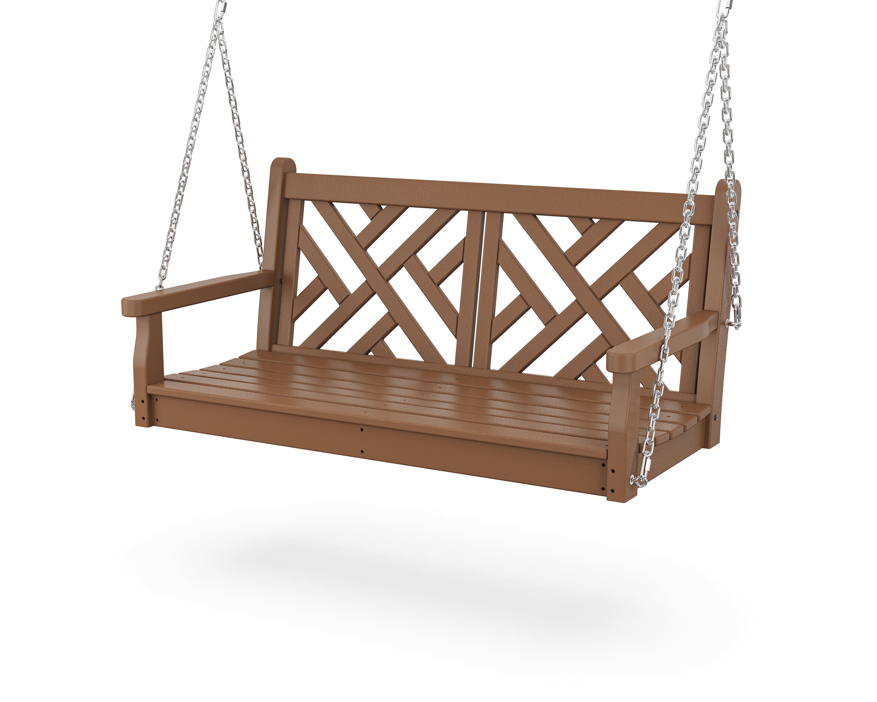 POLYWOOD Chippendale 48” Swing in Teak