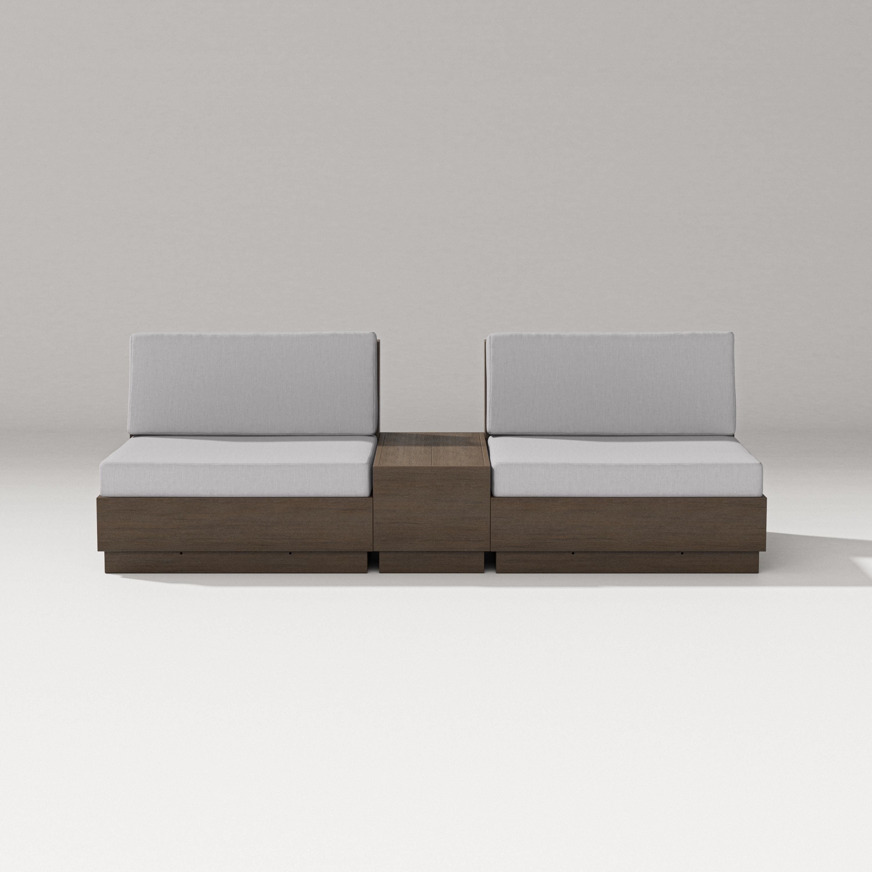 PW Designer Series Elevate Lounge Chair Set in Kona / Granite