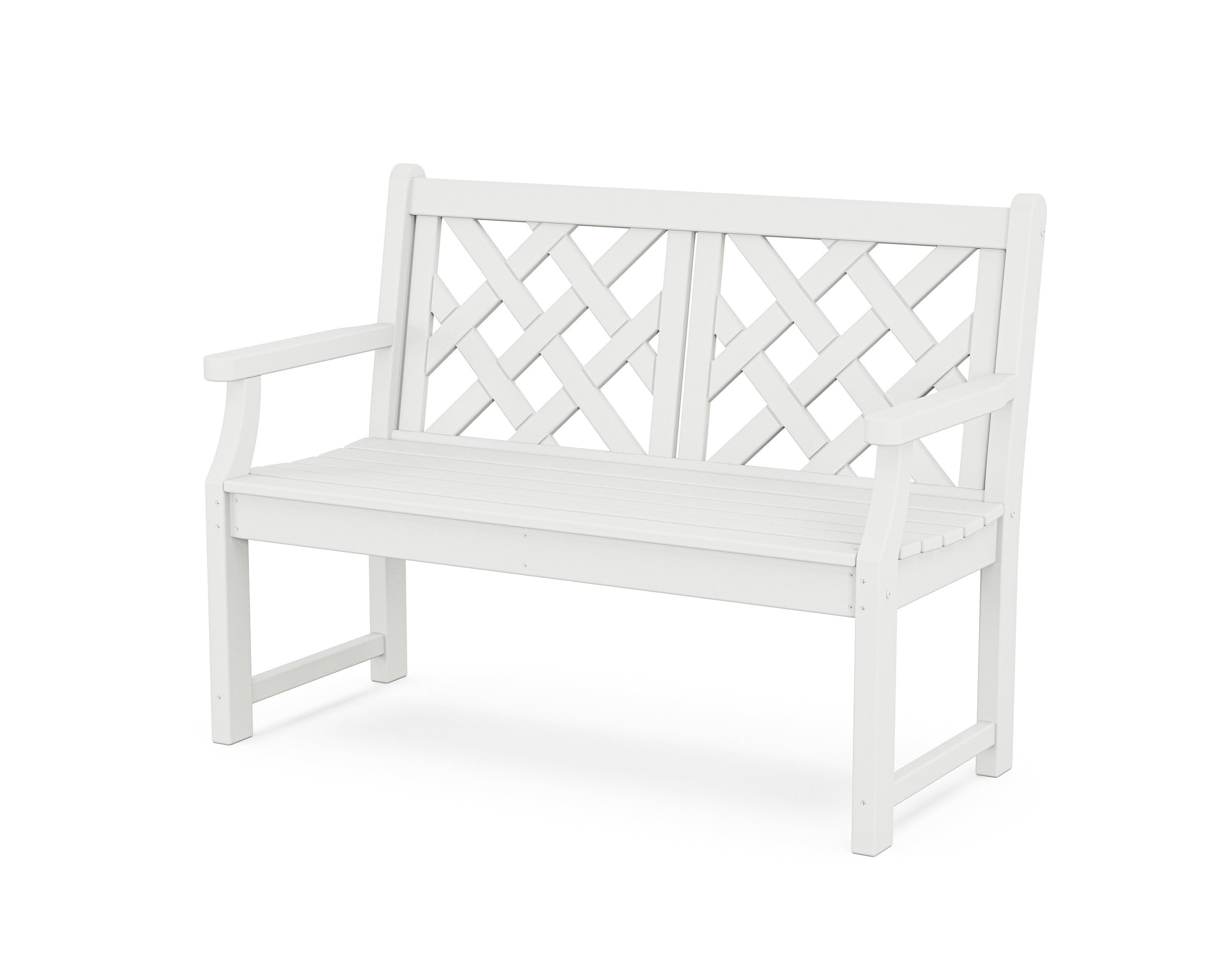 Country Living Wovendale 48” Bench in White