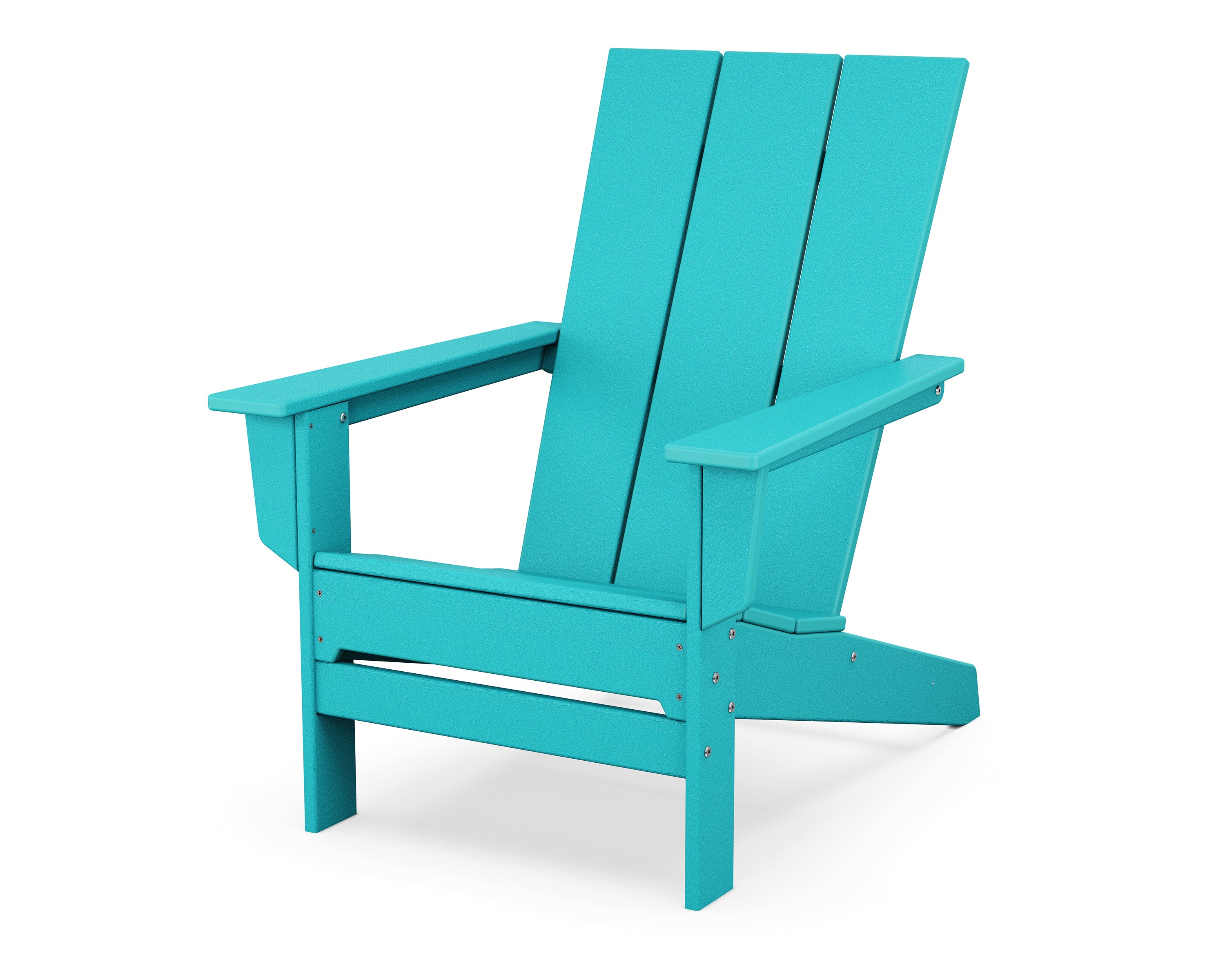 POLYWOOD Modern Studio Adirondack Chair in Aruba