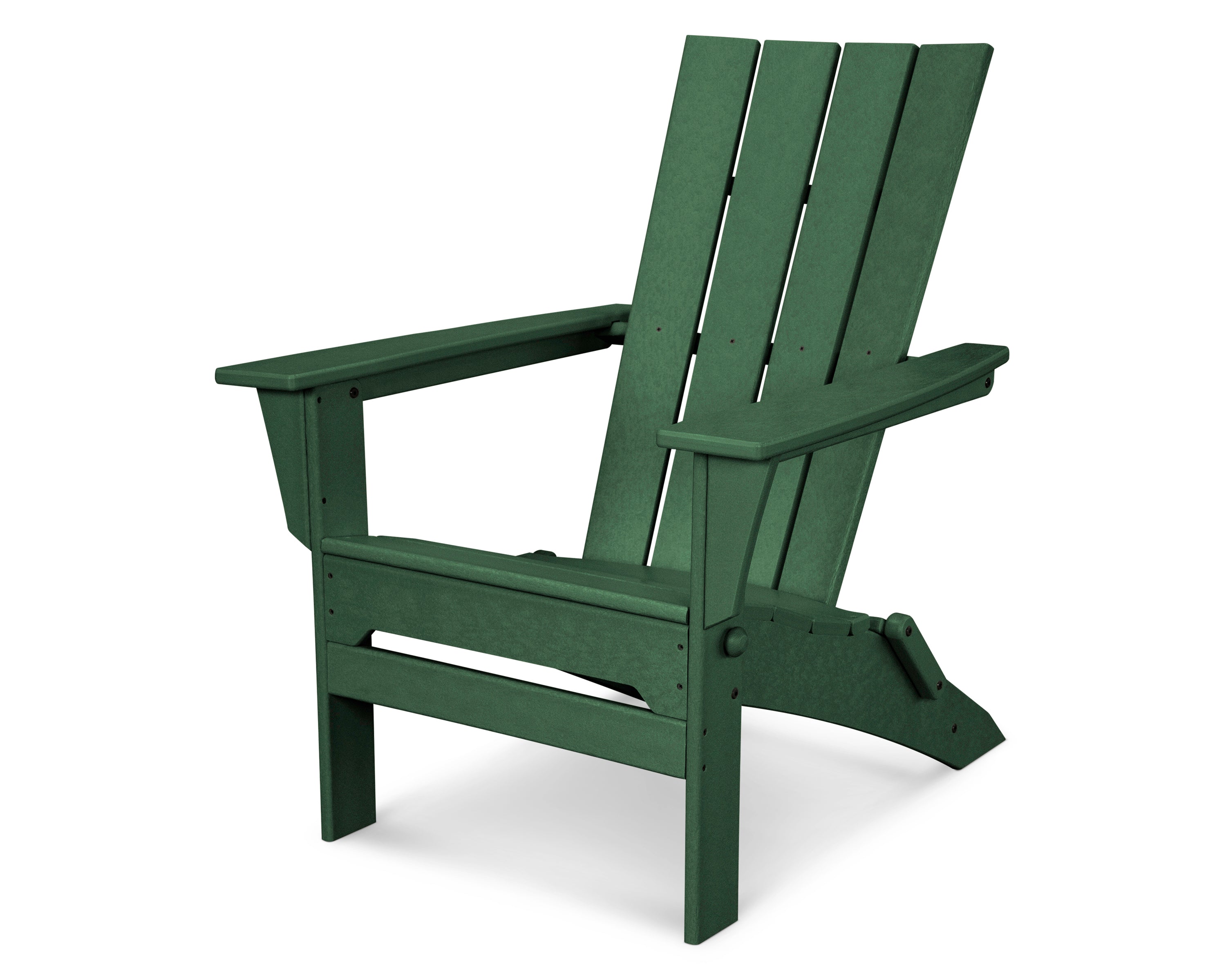 POLYWOOD Quattro Folding Adirondack in Green