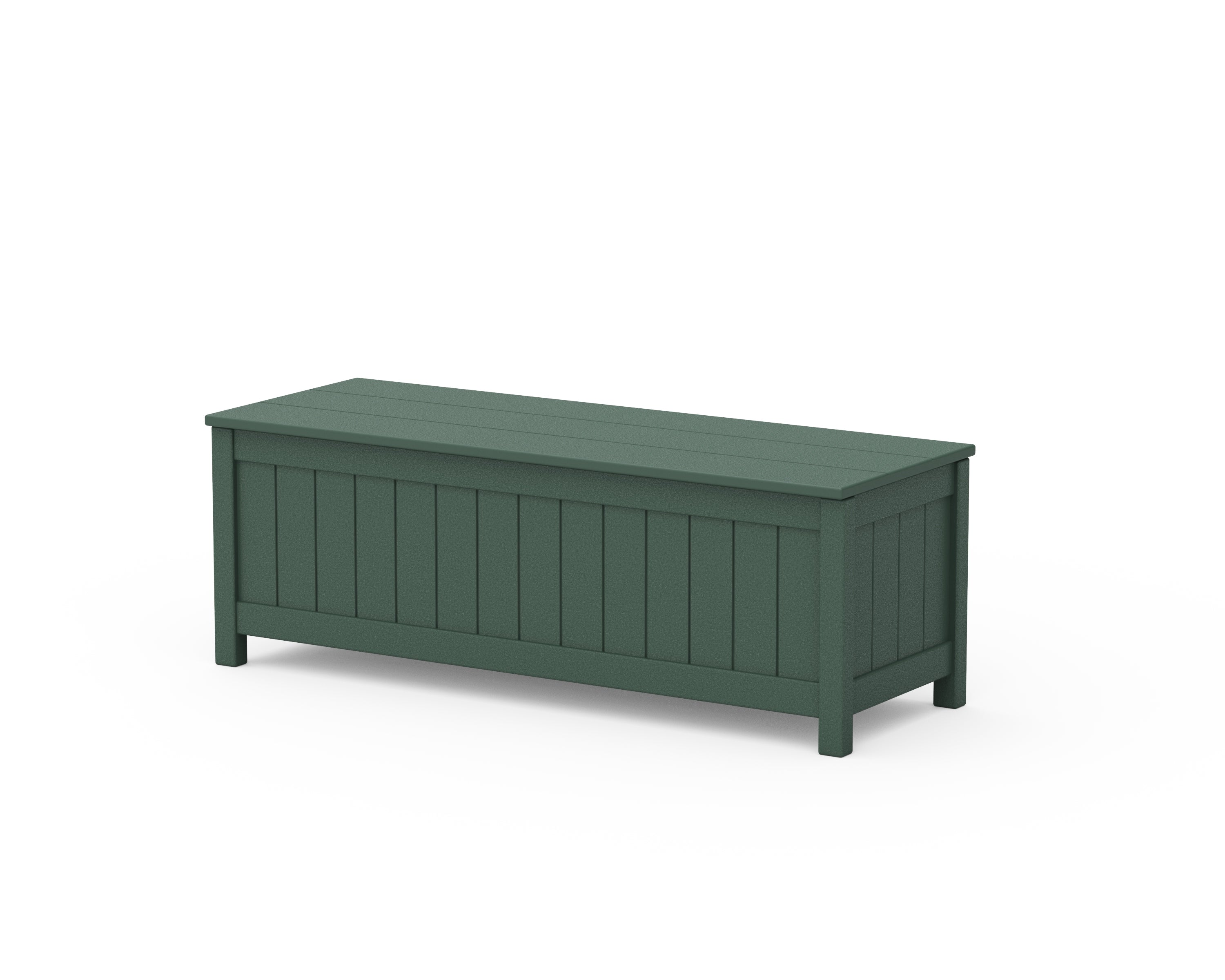 POLYWOOD Vineyard 48” Storage Bench in Green