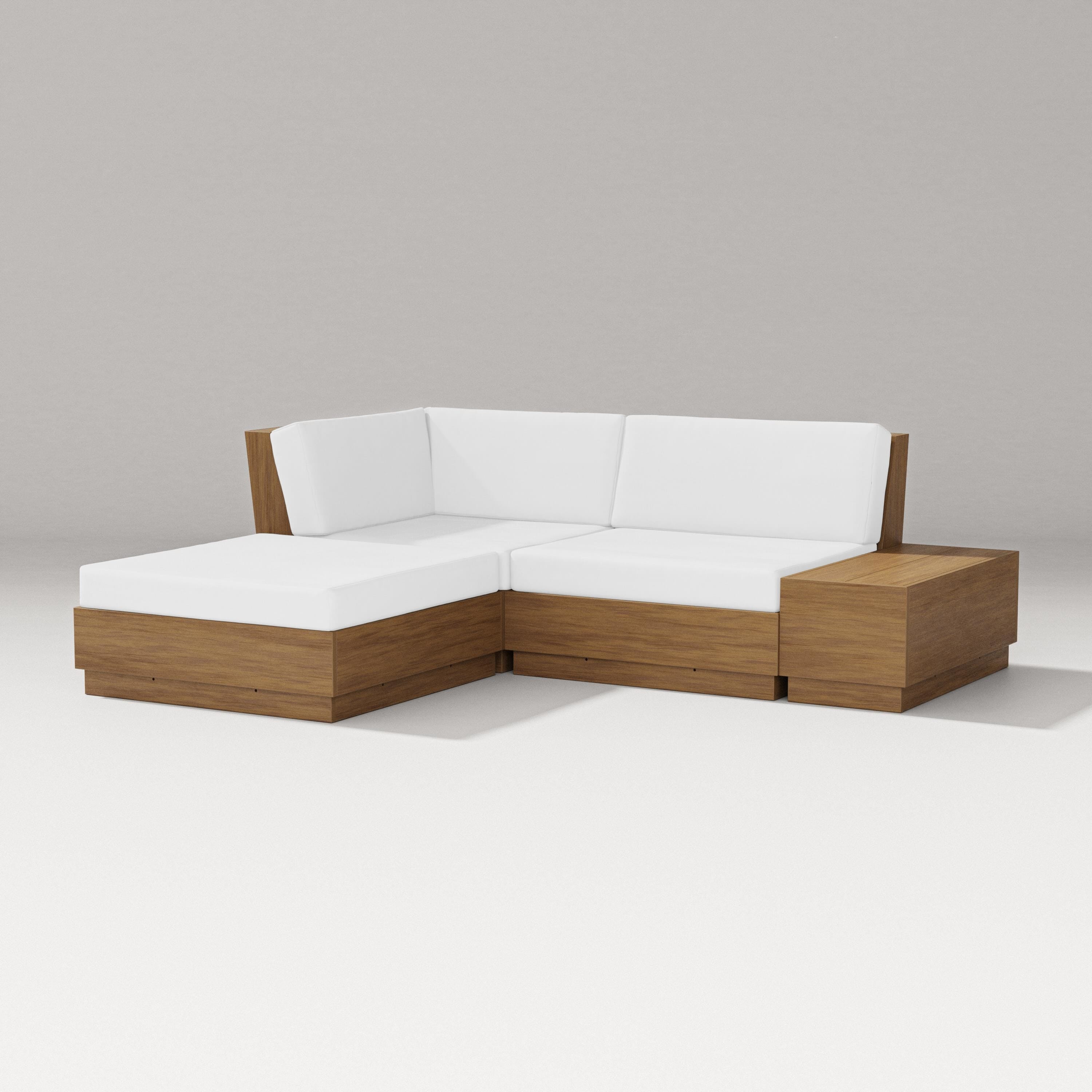 PW Designer Series Elevate Loveseat Sectional with Chaise in Natural / Natural