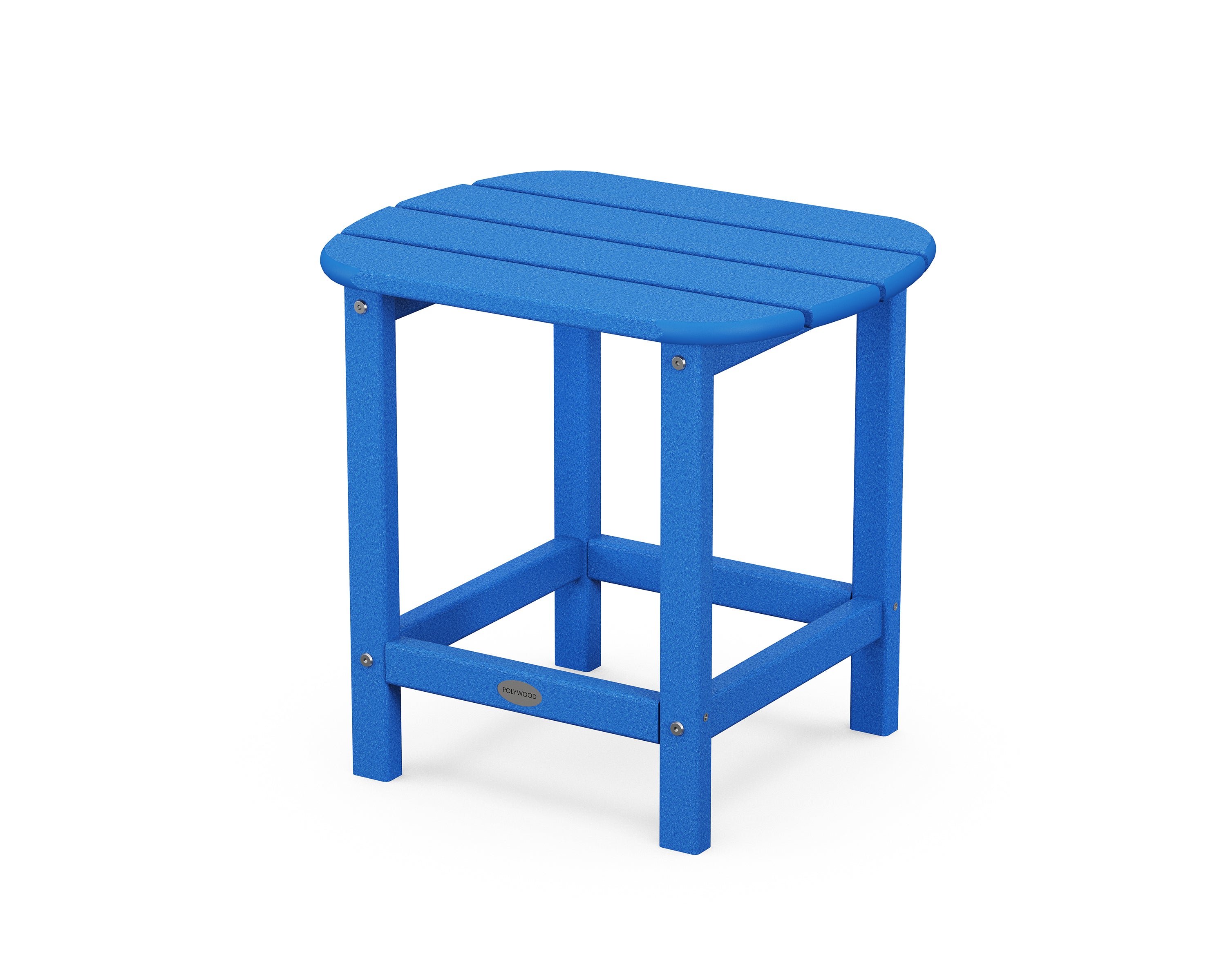 POLYWOOD South Beach 18" Side Table in Pacific Blue