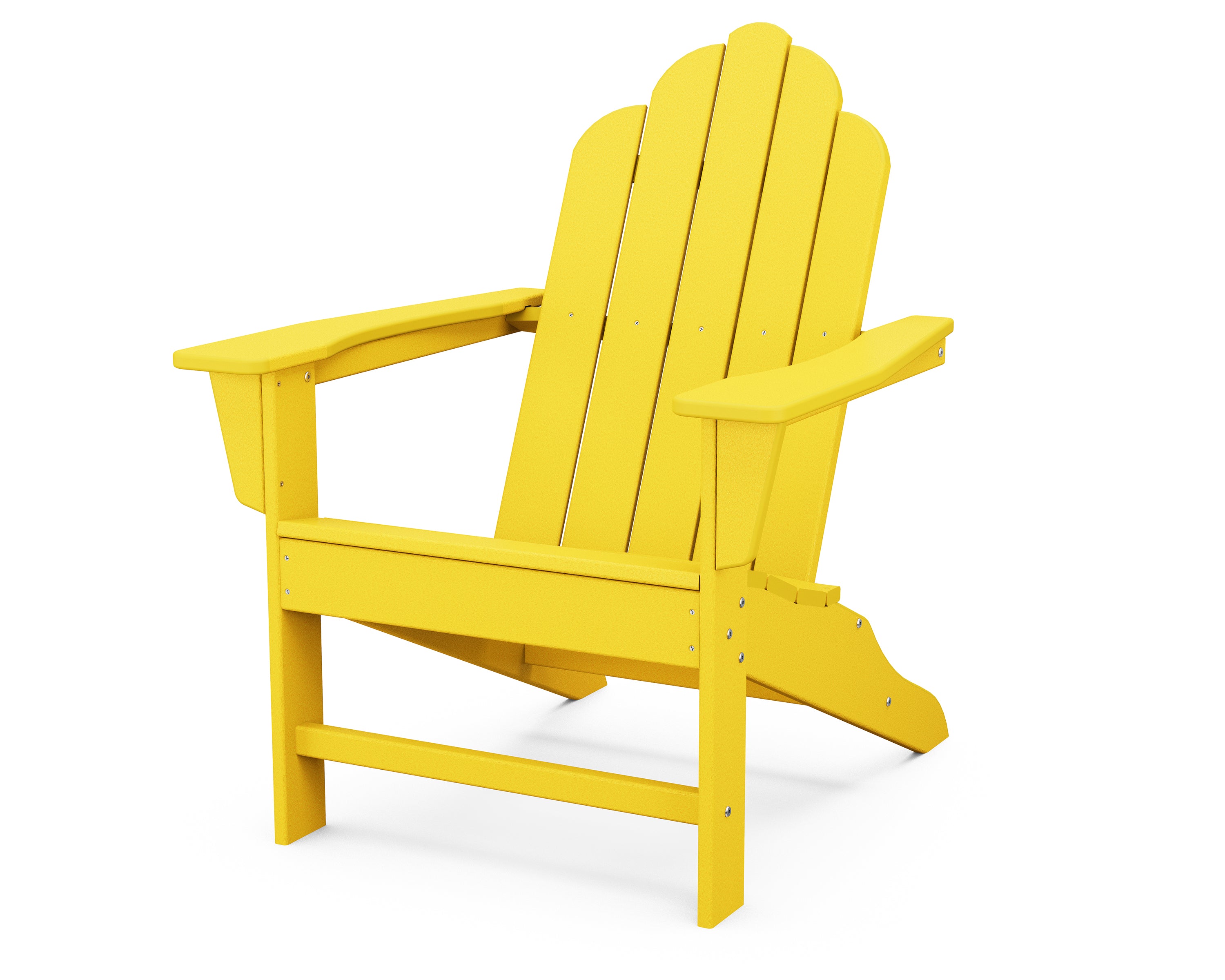 POLYWOOD Long Island Adirondack in Lemon