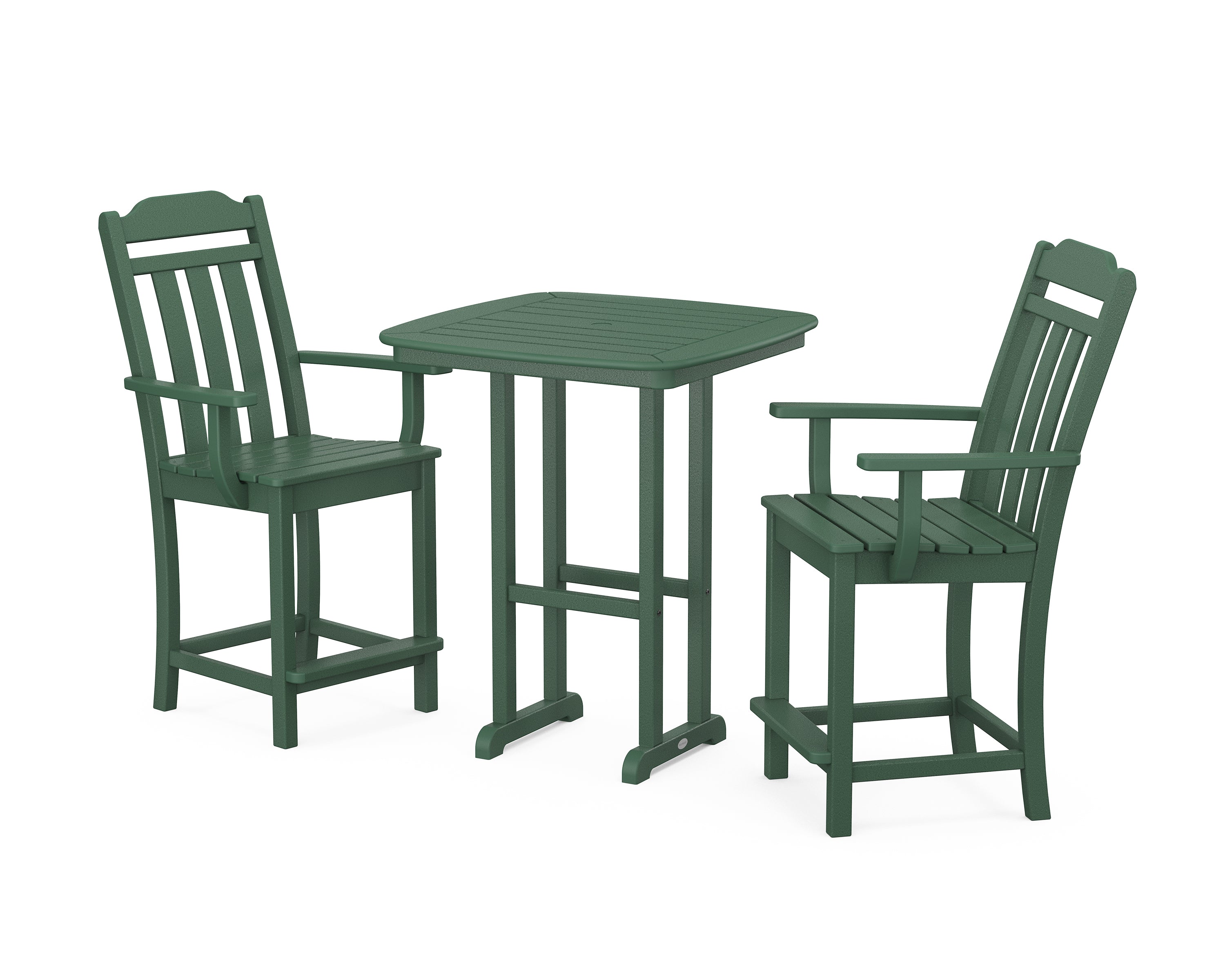 Country Living Cottage 3-Piece Counter Set in Green