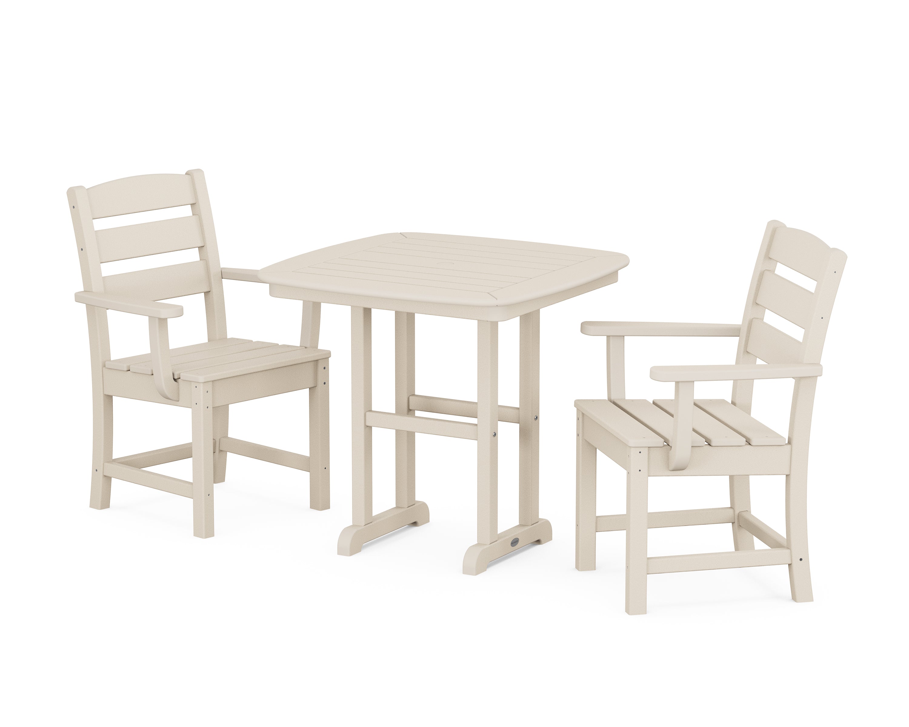 POLYWOOD® Lakeside 3-Piece Dining Set in Sand