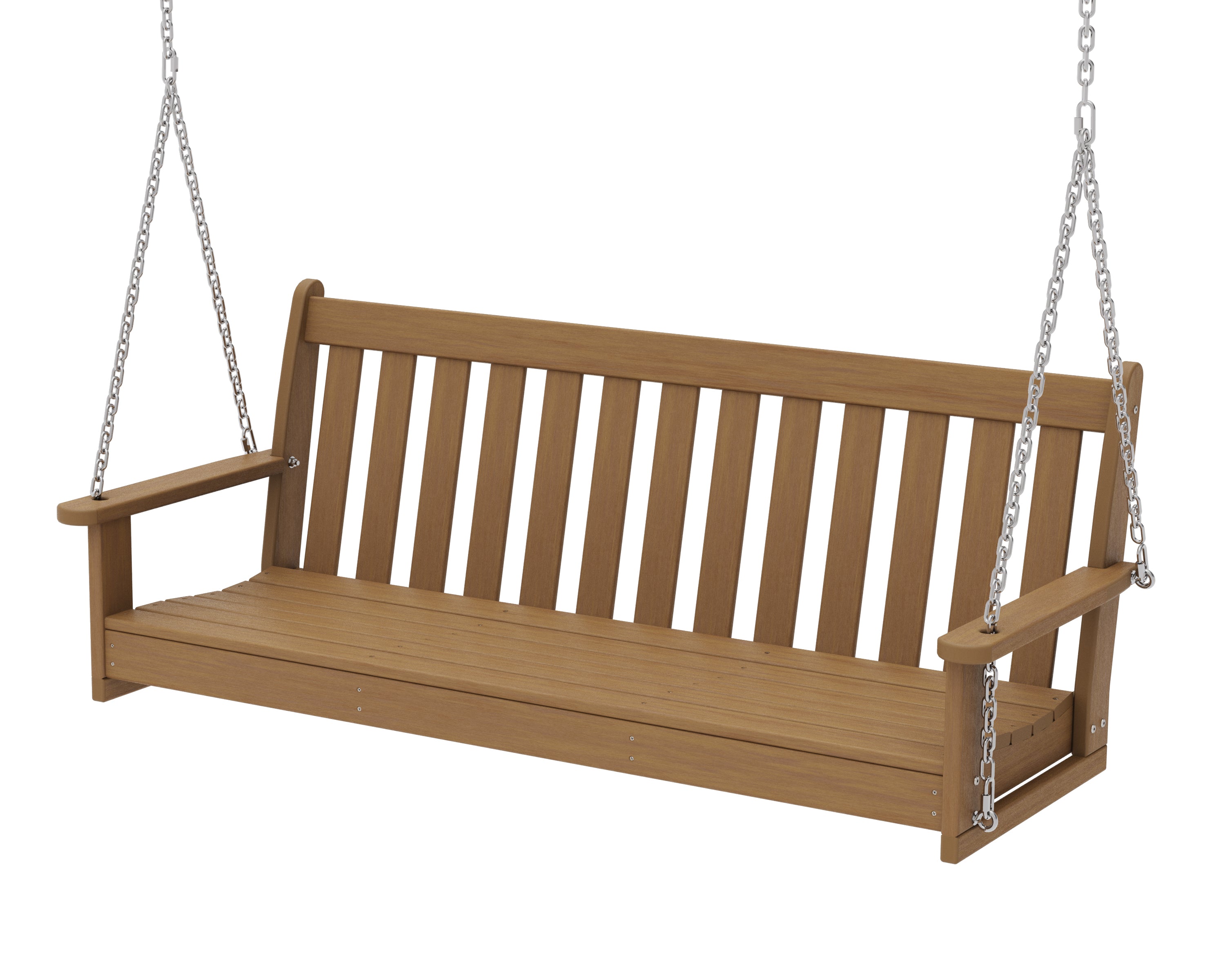 POLYWOOD Vineyard 60" Porch Swing in Natural