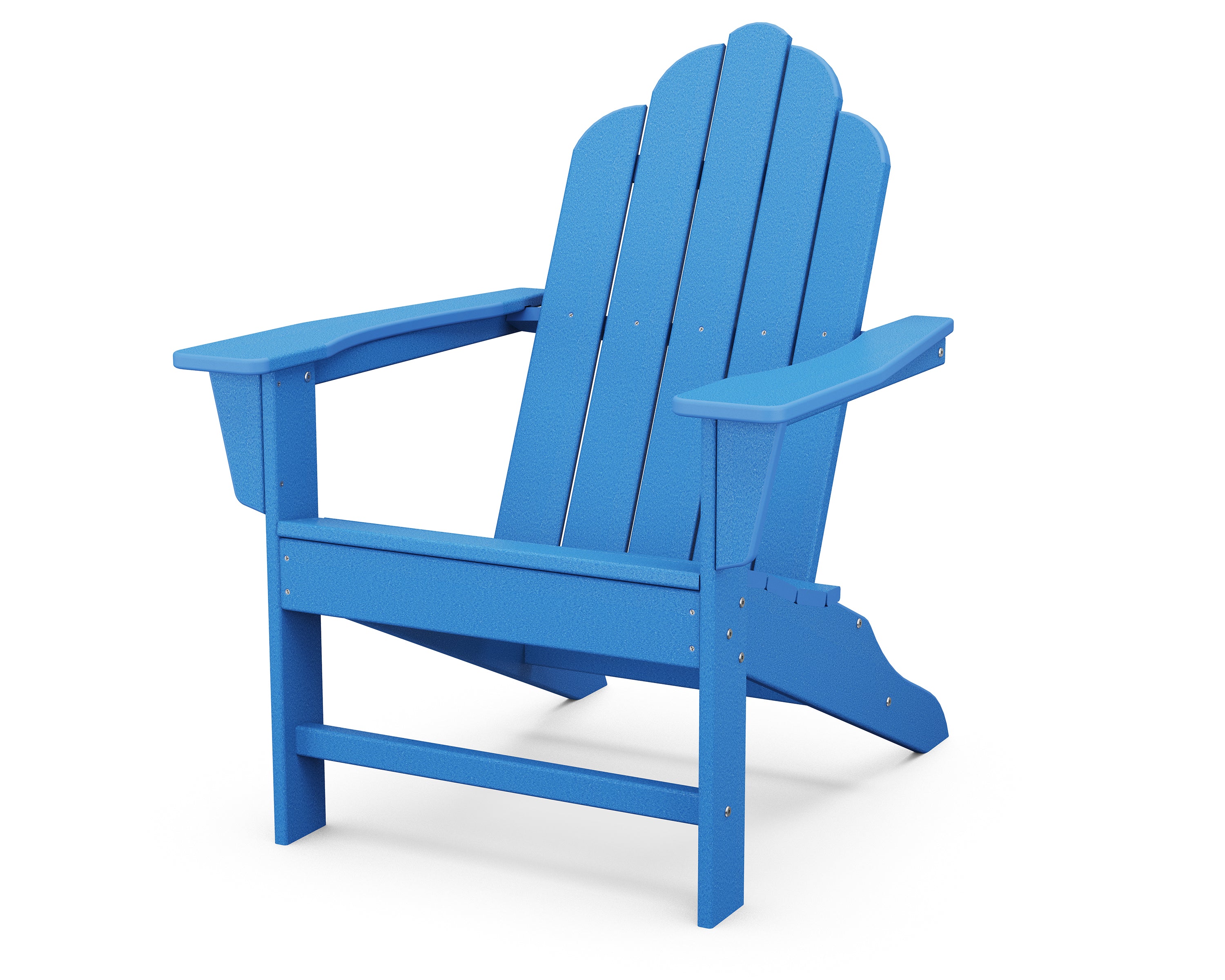 POLYWOOD Long Island Adirondack in Pacific Blue