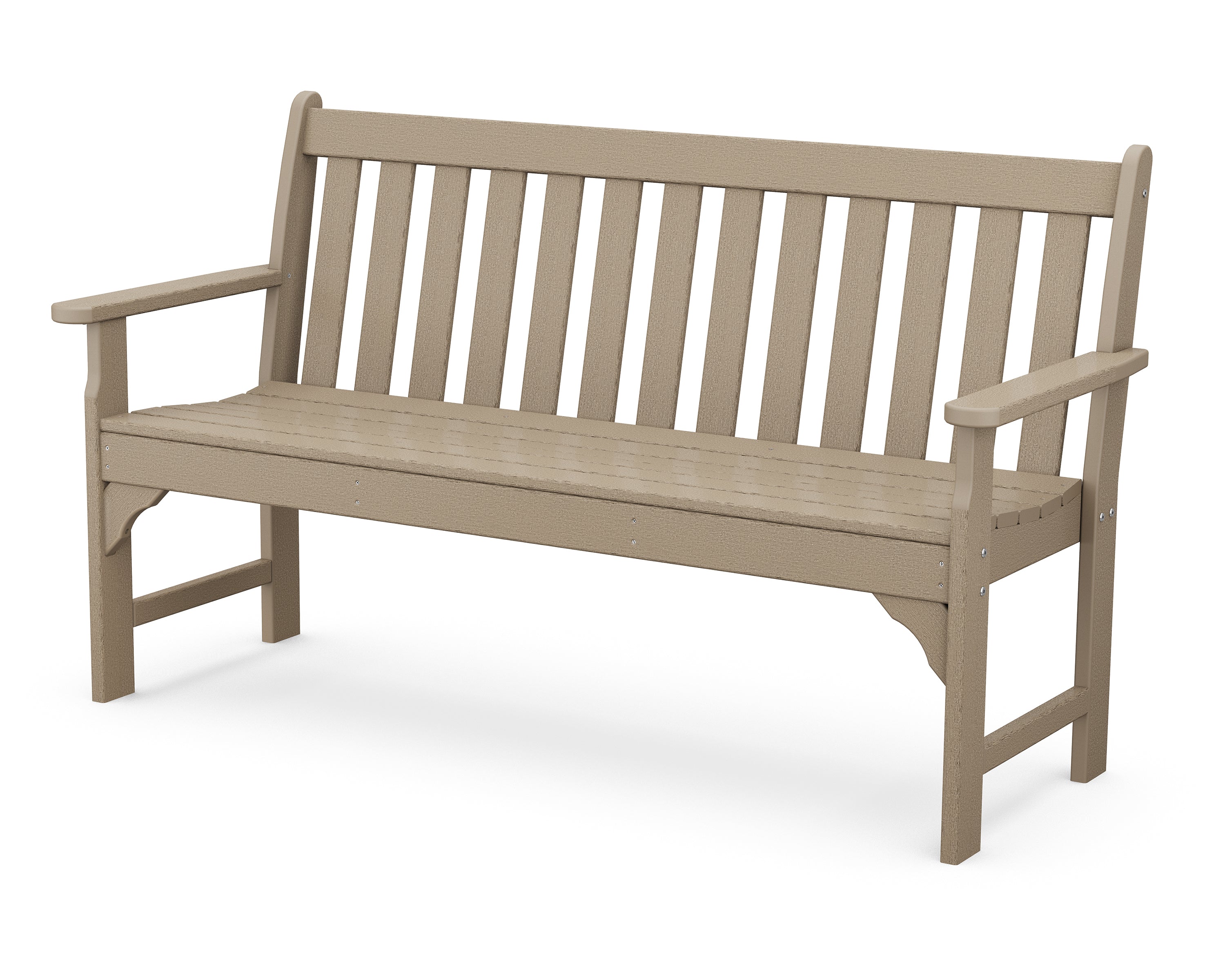 POLYWOOD® Vineyard 60" Bench in Vintage Sahara