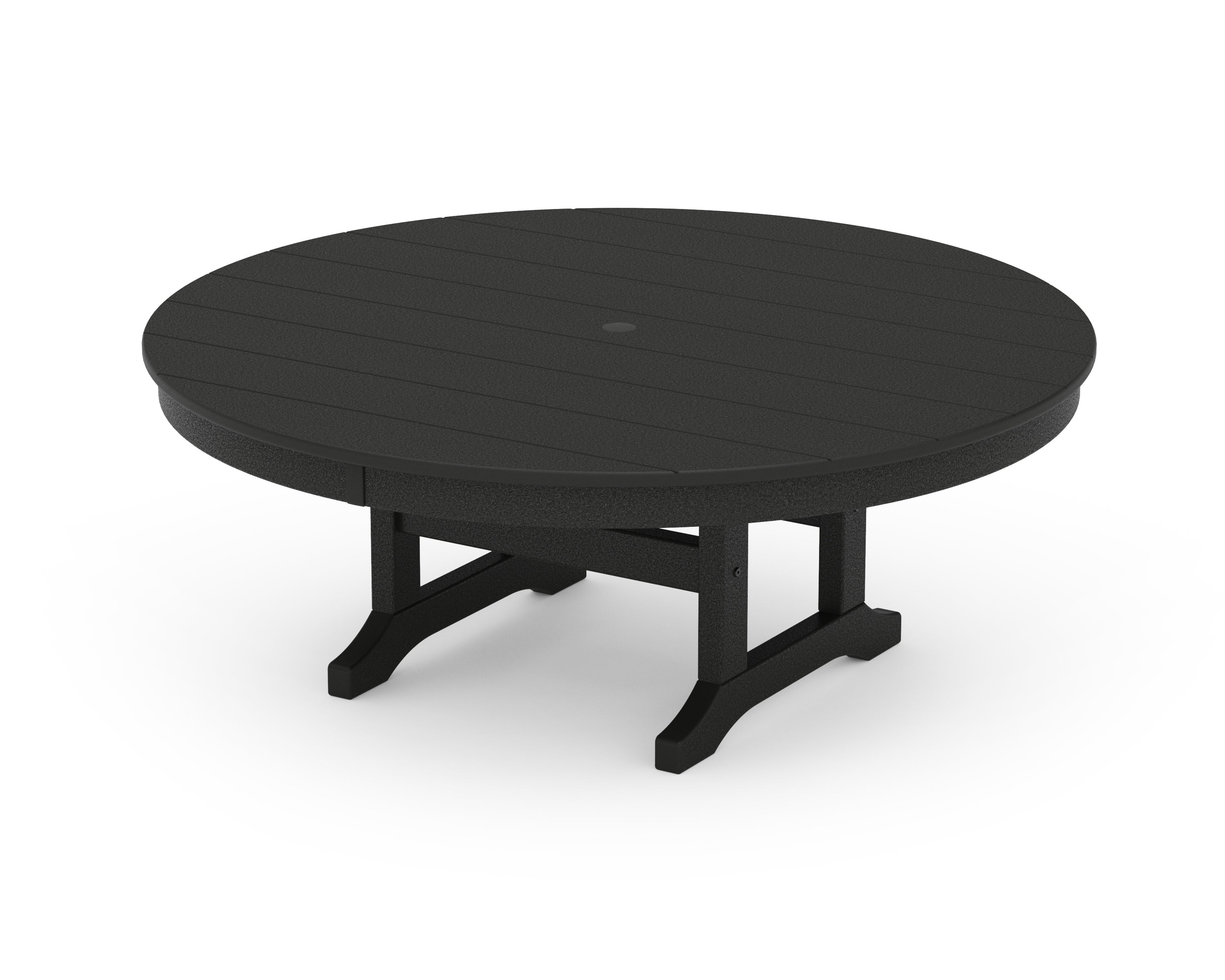 POLYWOOD Round 48" Conversation Table in Black