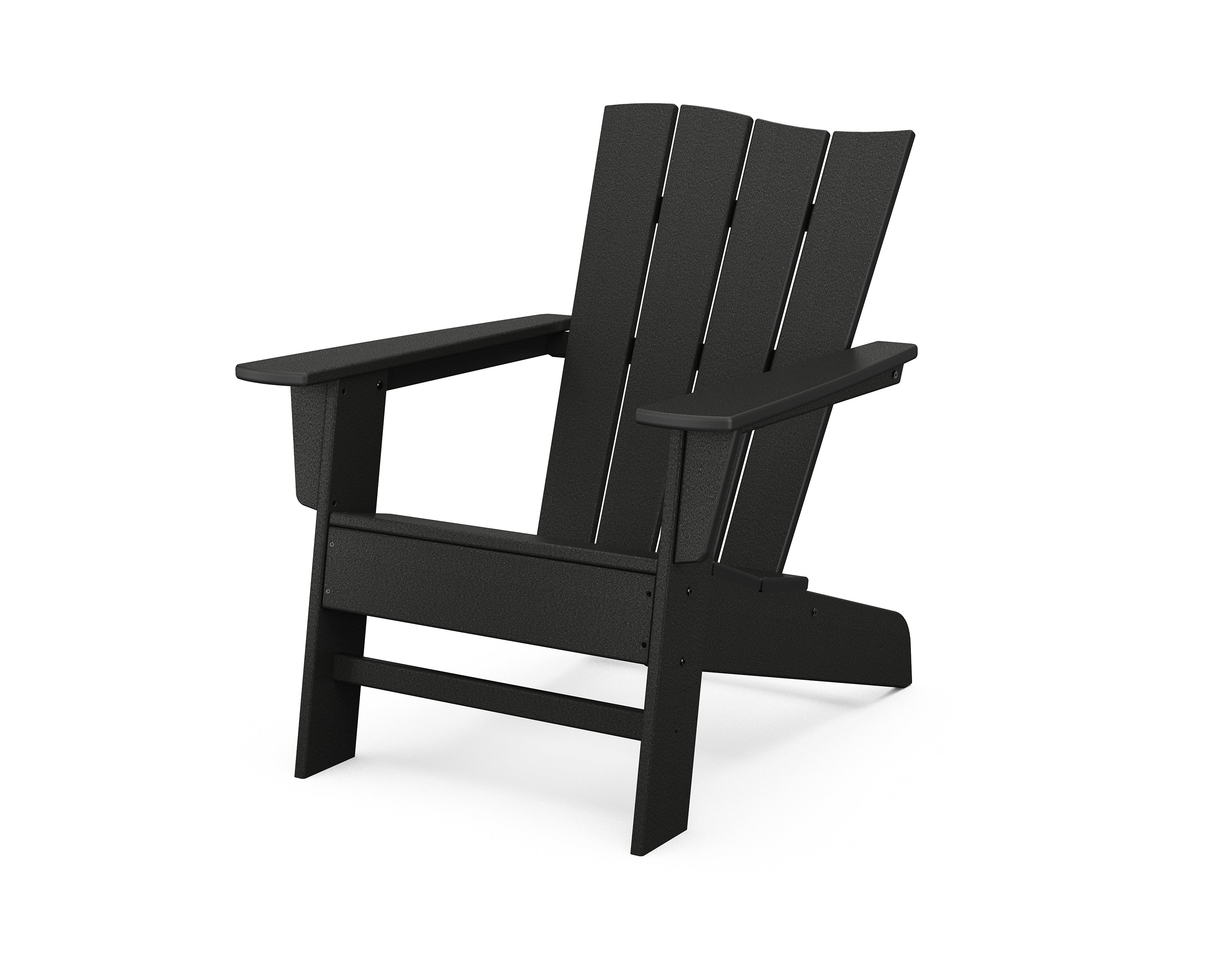 POLYWOOD The Wave Chair Left in Black